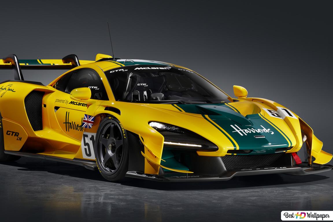 Mclaren Senna Gtr Lm 825/6 Harrods Wallpapers