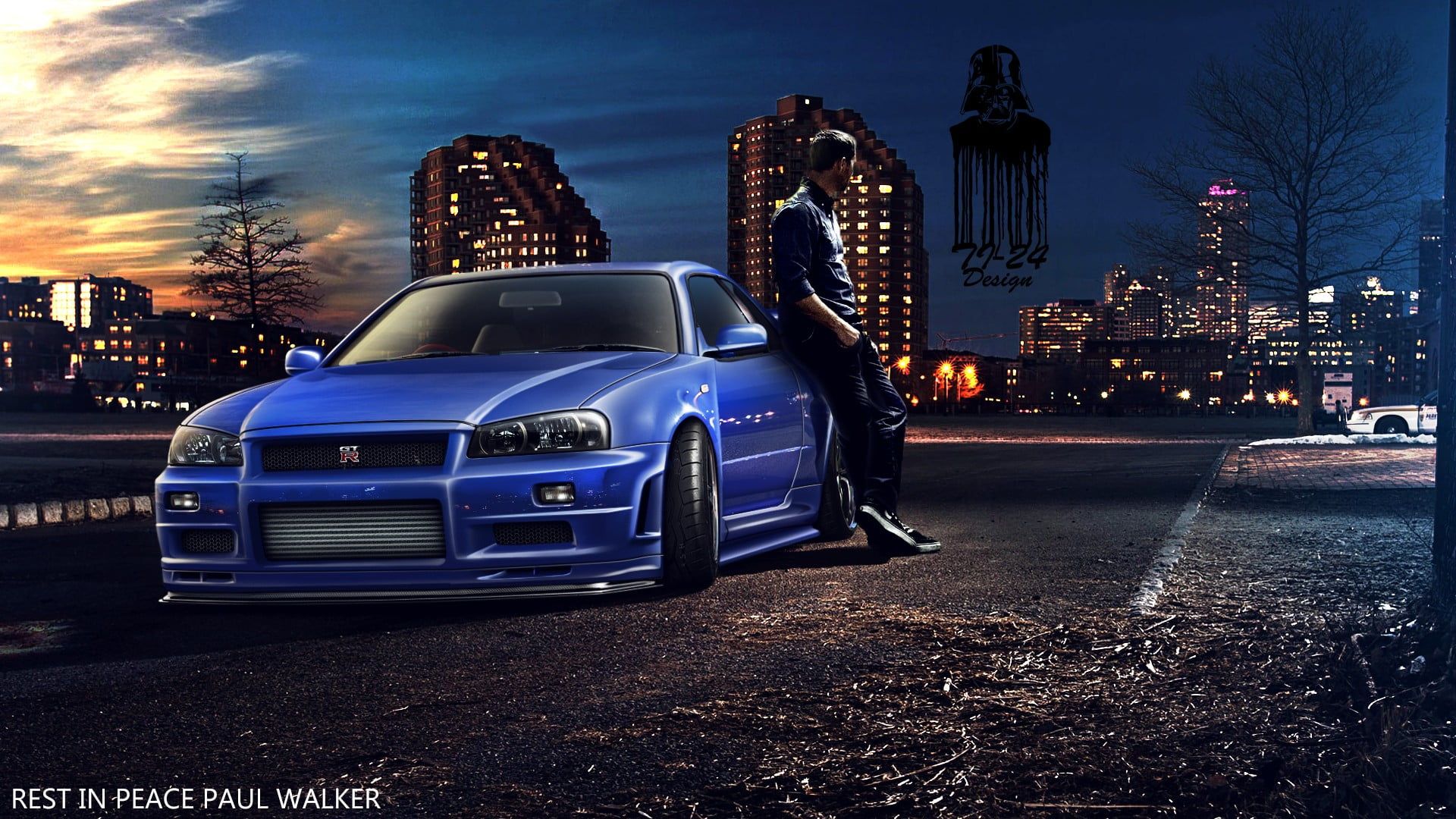 Nissan Skyline Gtr Blue Wallpapers