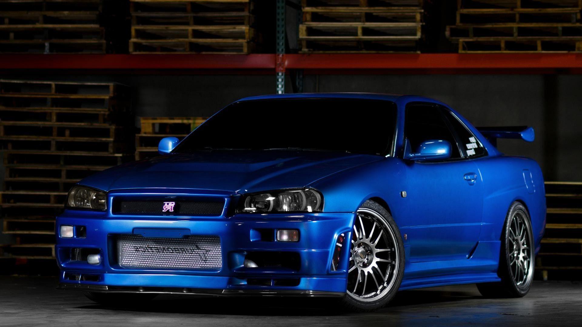 Nissan Skyline Gtr Blue Wallpapers