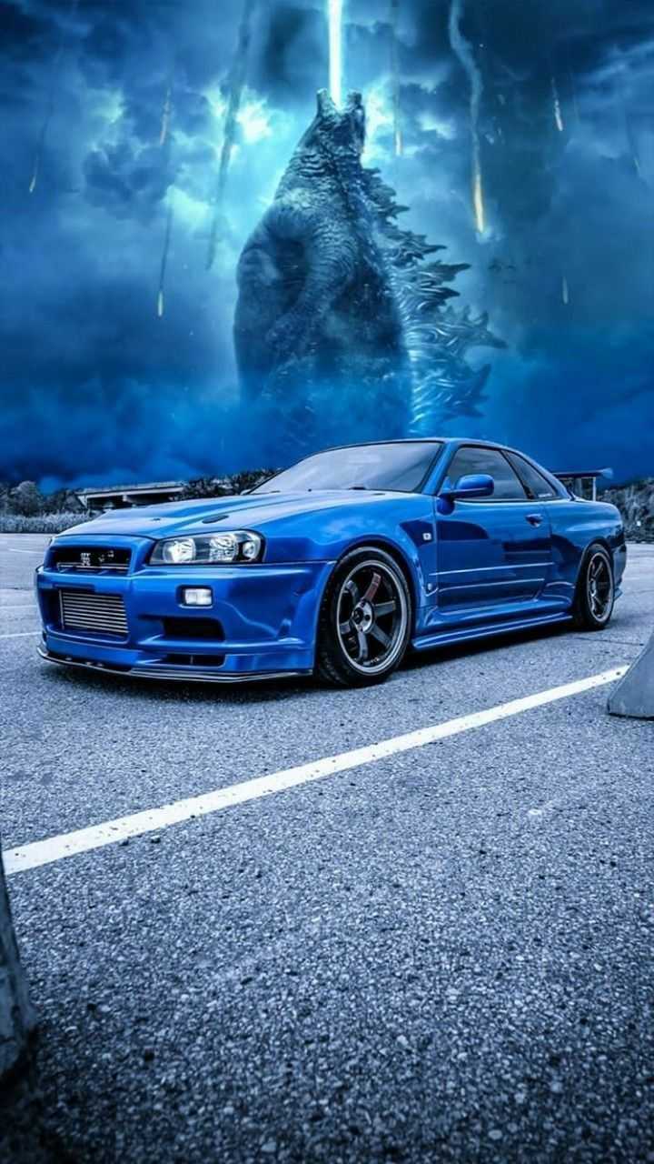 Nissan Skyline Gtr Blue Wallpapers