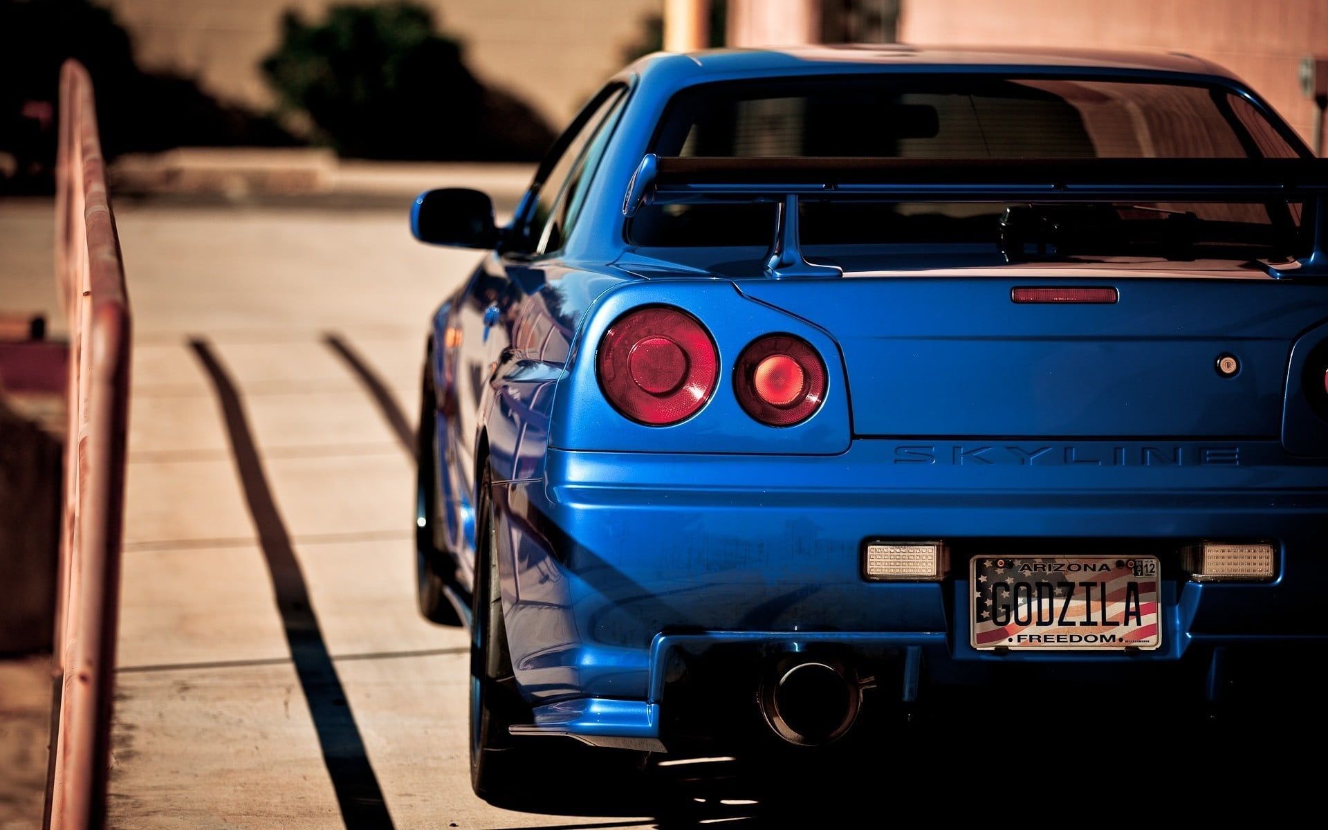 Nissan Skyline Gtr Blue Wallpapers