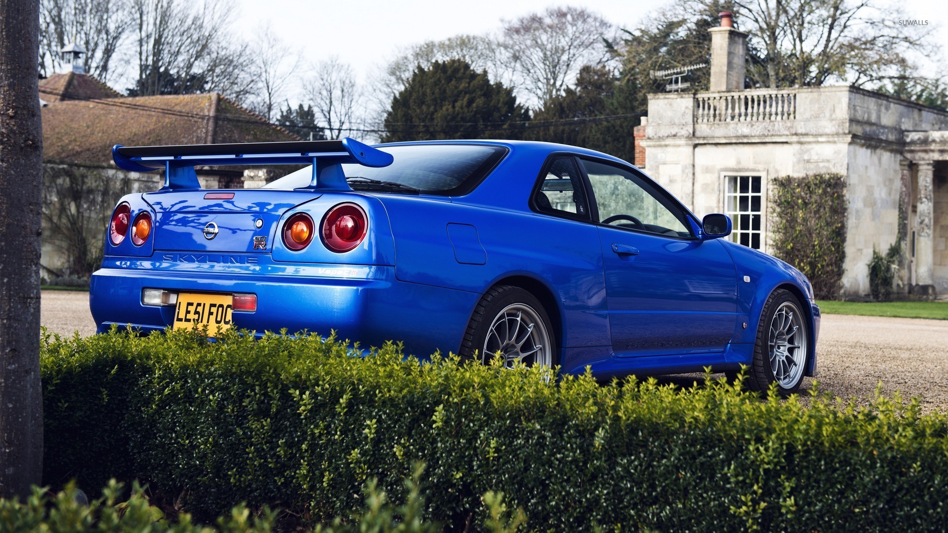 Nissan Skyline Gtr Blue Wallpapers