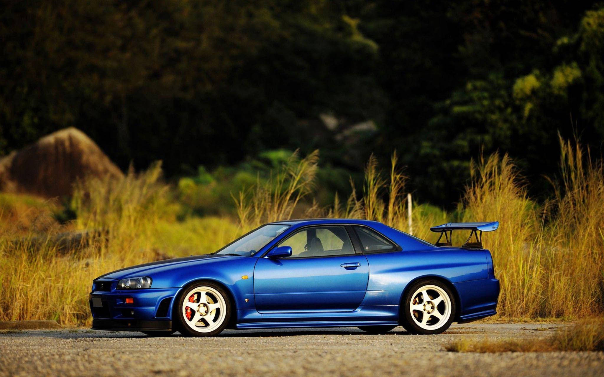 Nissan Skyline Gtr Blue Wallpapers