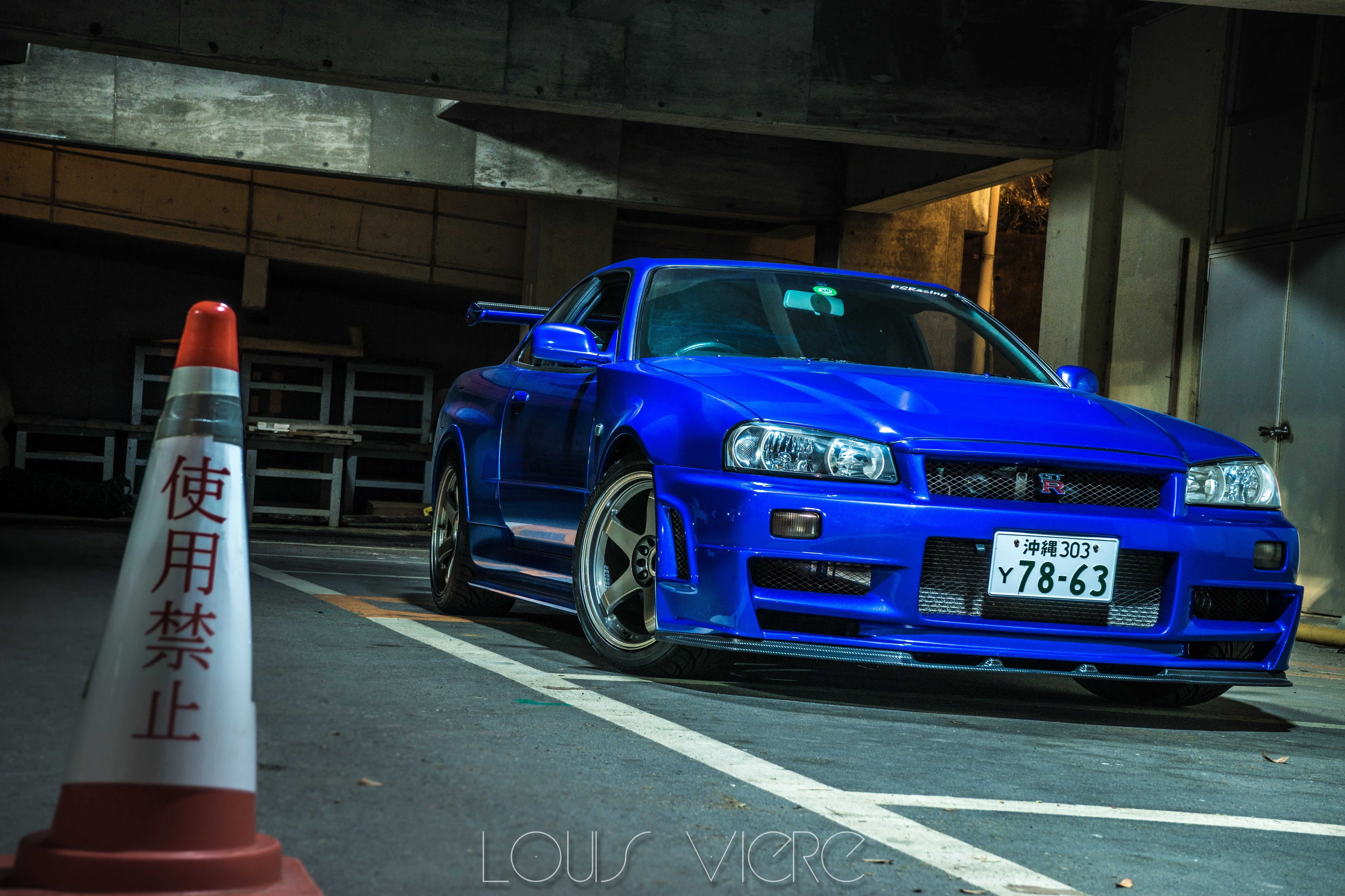 Nissan Skyline Gtr Blue Wallpapers