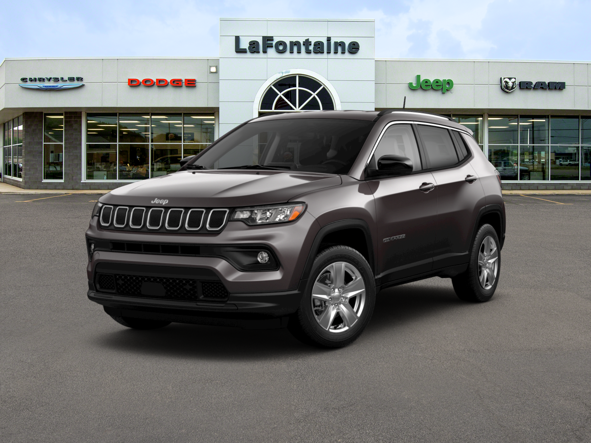 Silver 2022 Jeep Compass Wallpapers