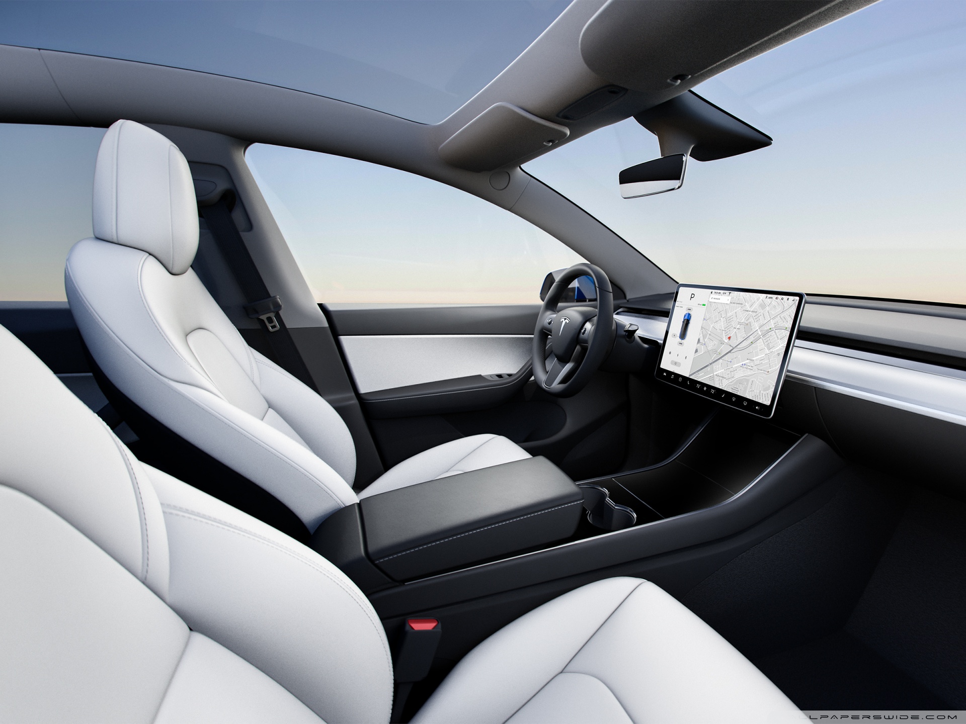 Tesla Model Y Long Range 2020 Wallpapers