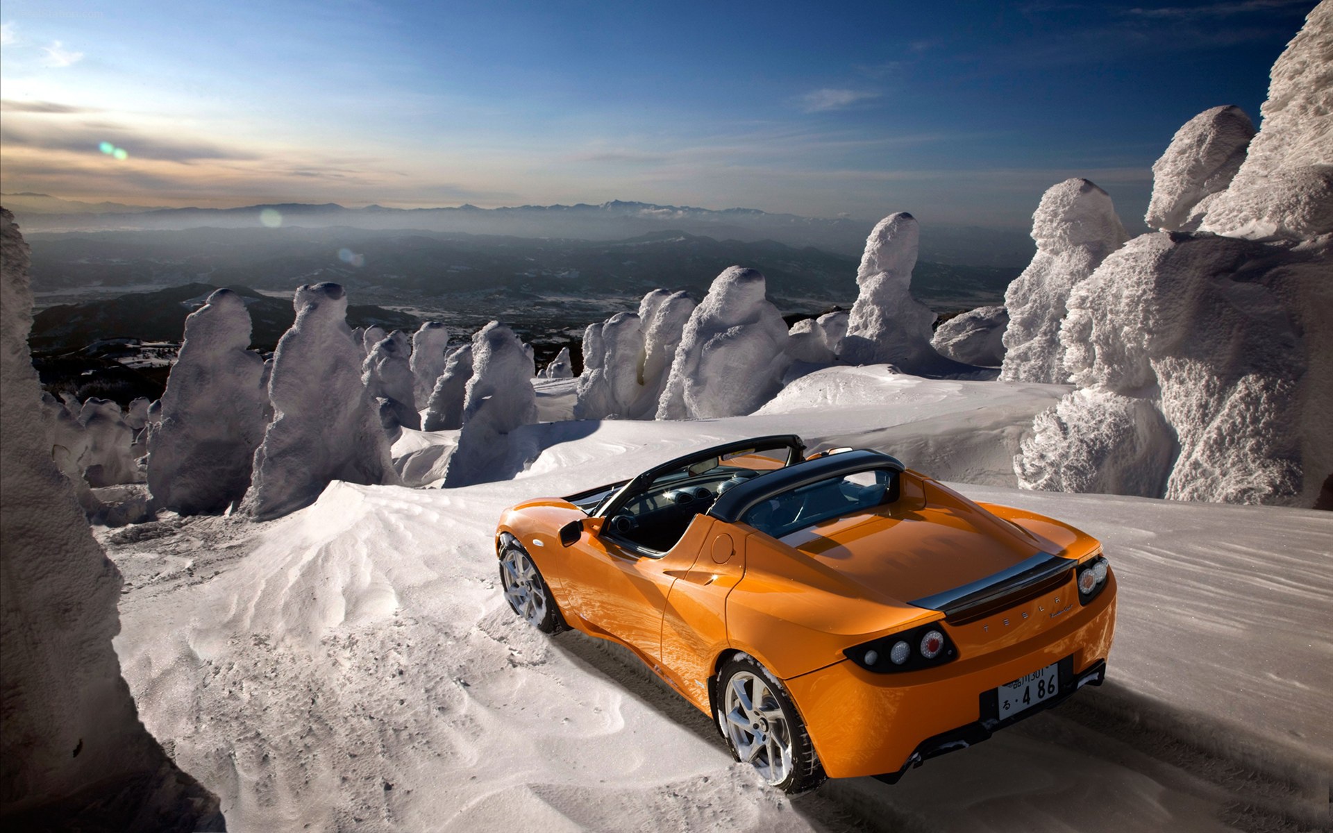 Tesla Roadster Sport Wallpapers