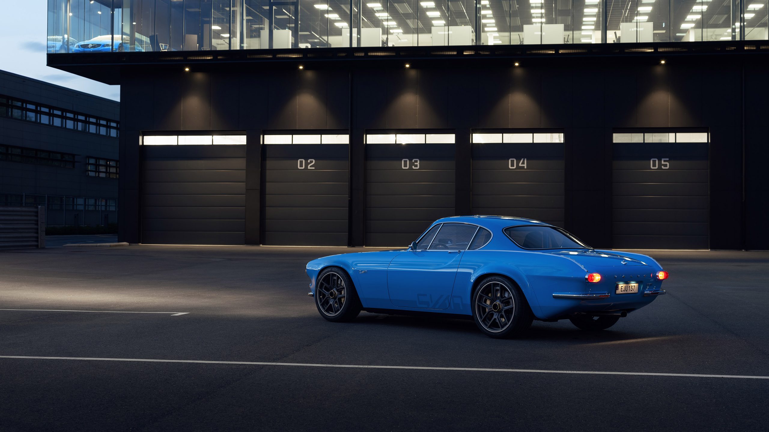 Volvo P1800 Cyan Wallpapers