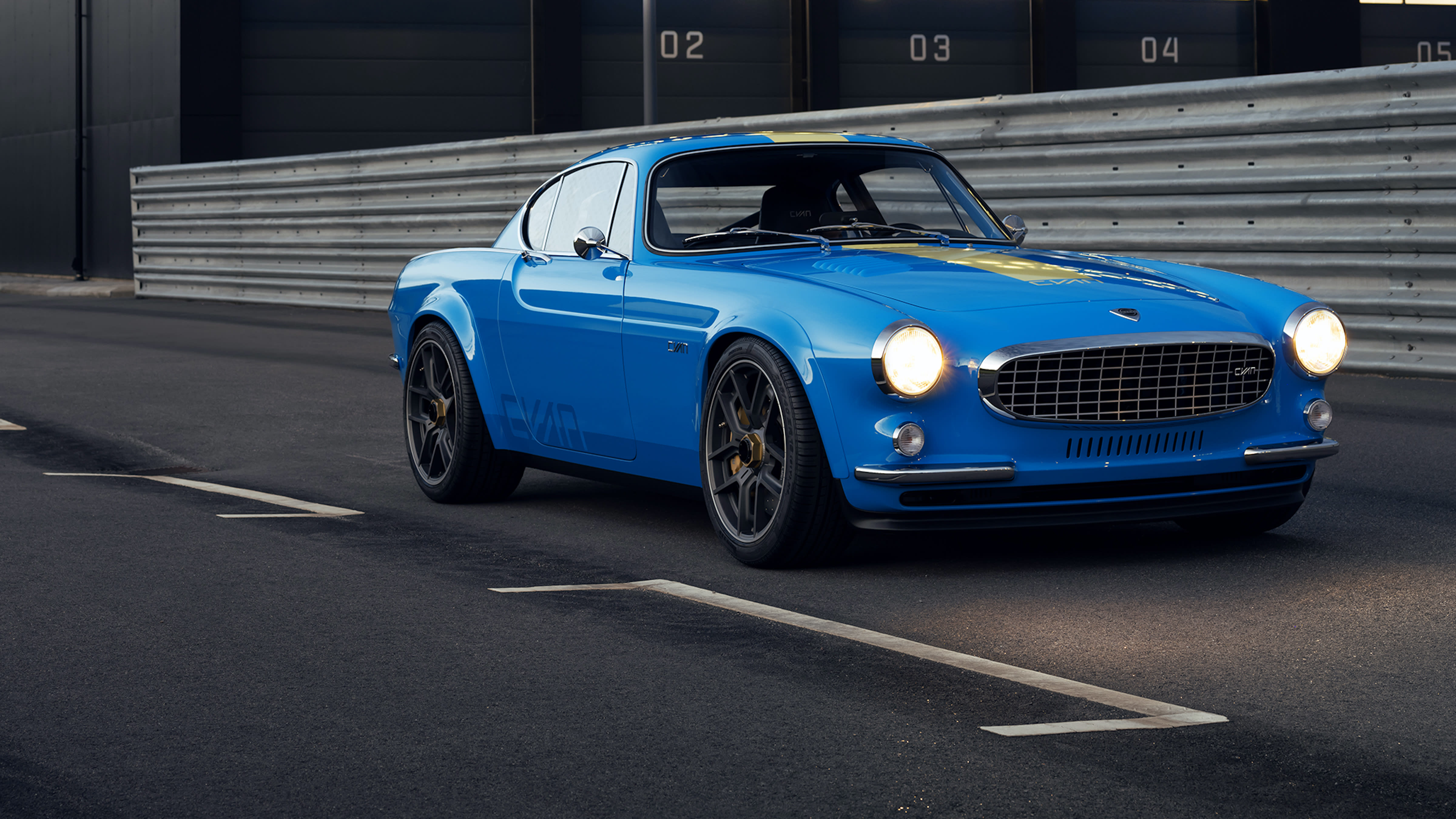 Volvo P1800 Cyan Wallpapers