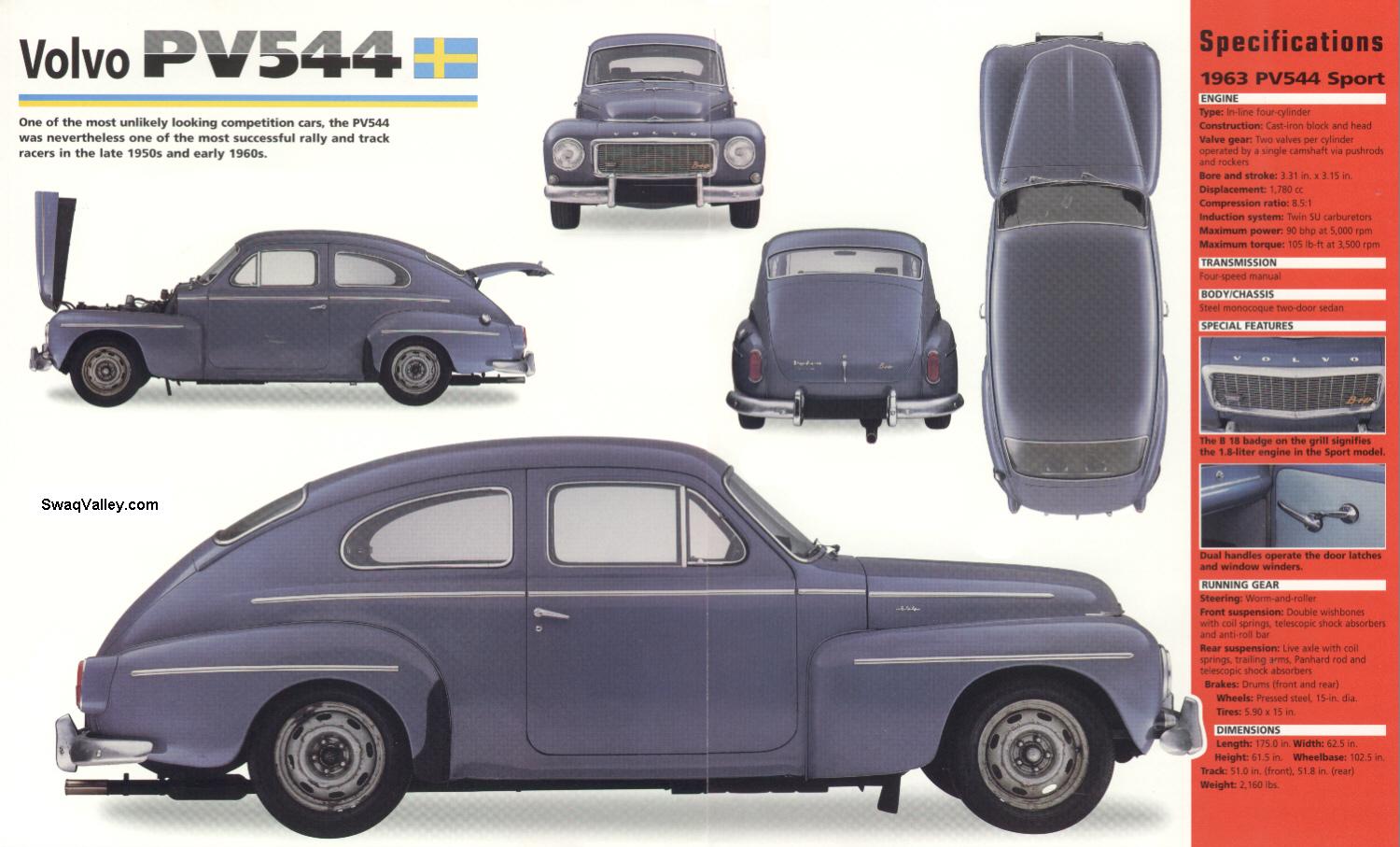 Volvo Pv544 Wallpapers