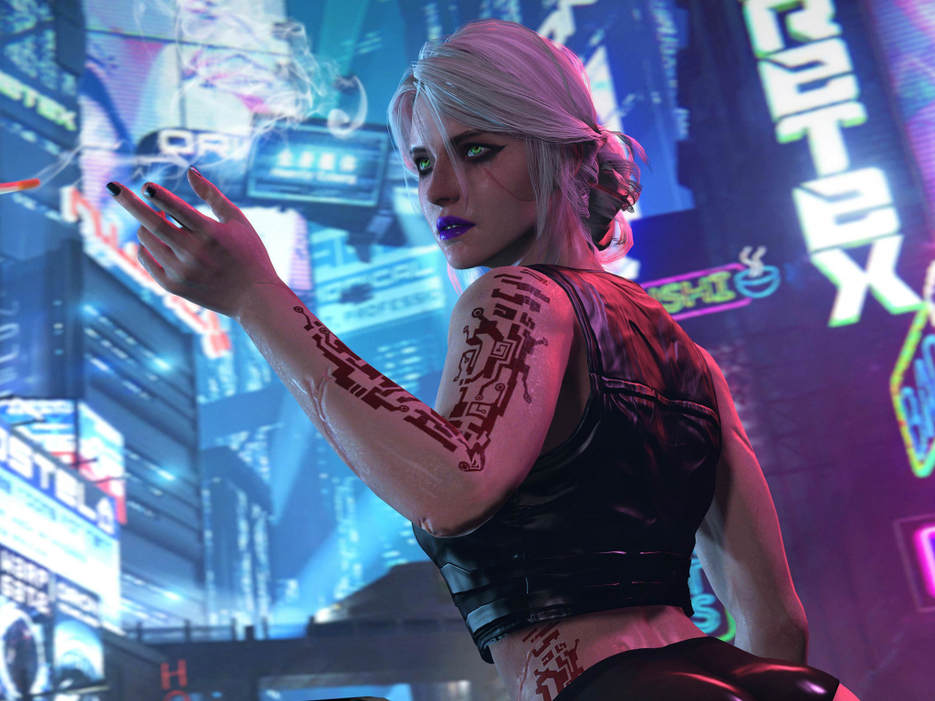 4k Cyberpunk Ciri Fan Wallpapers