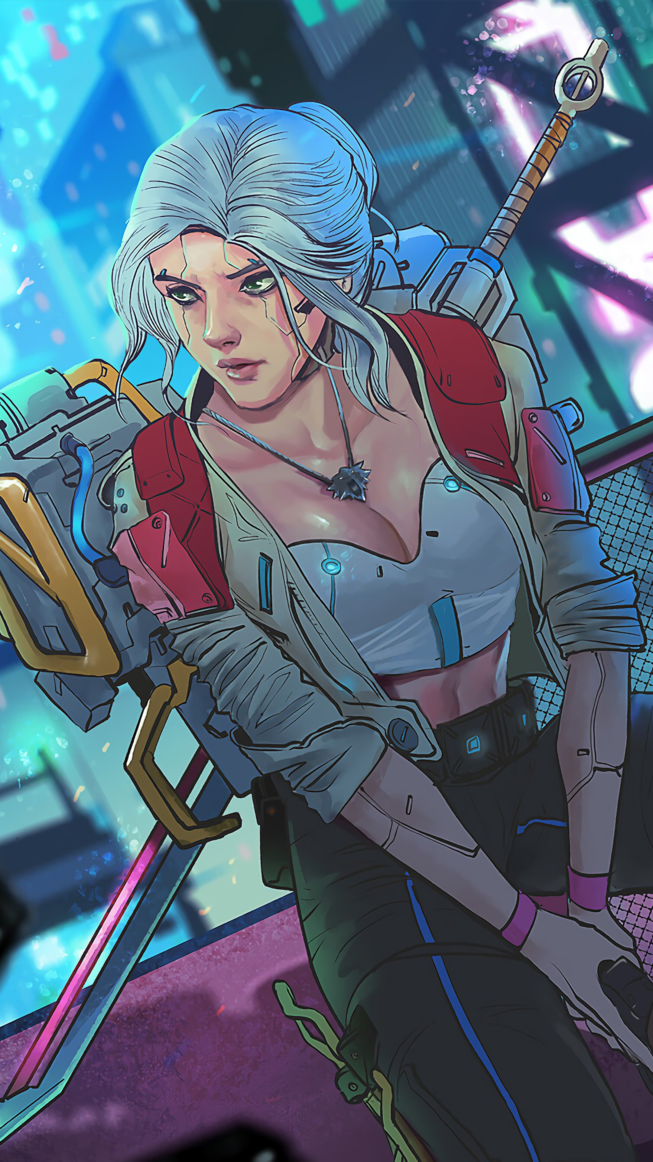 4k Cyberpunk Ciri Fan Wallpapers