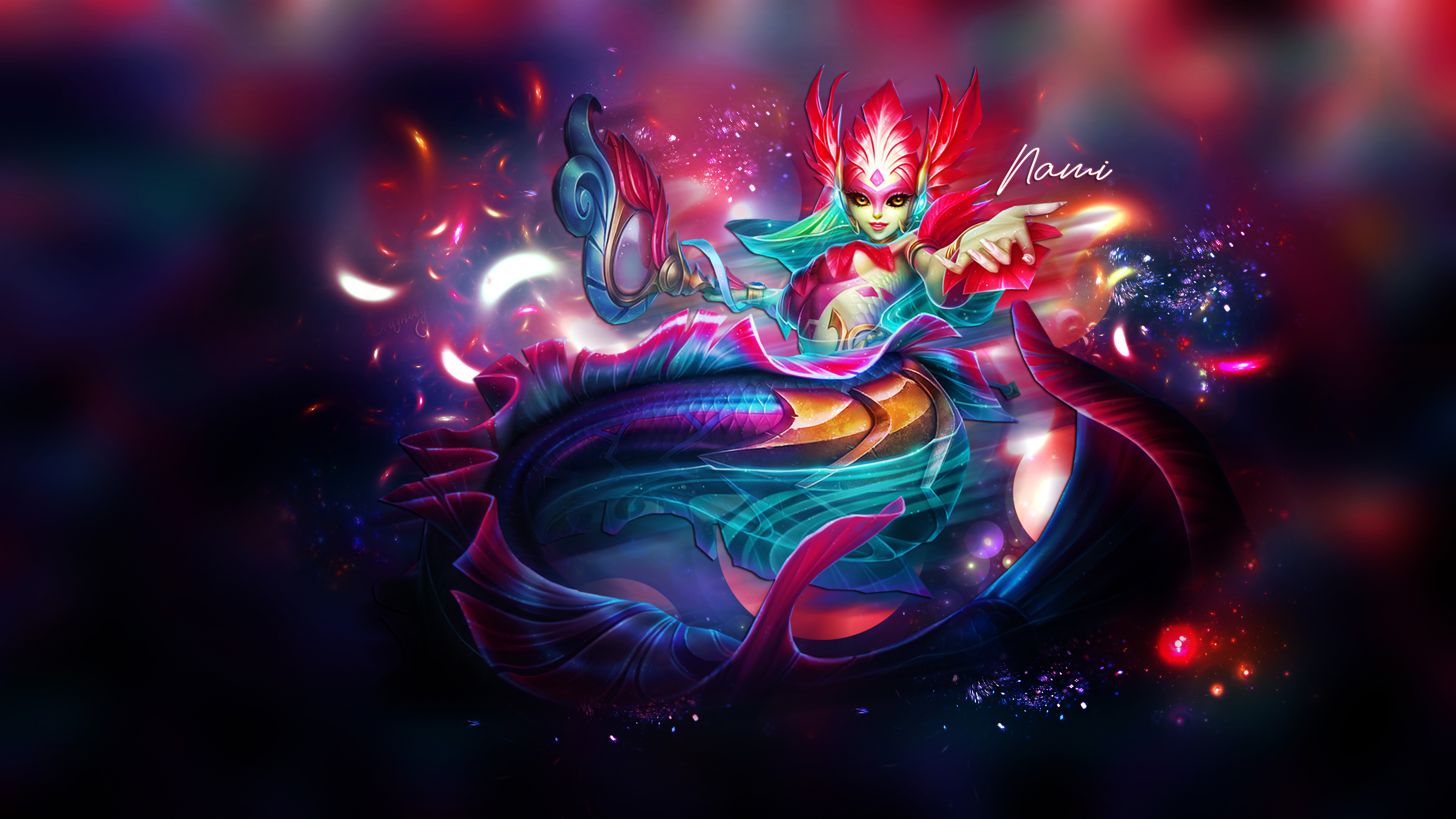 4K Nami League Of Legends Wallpapers