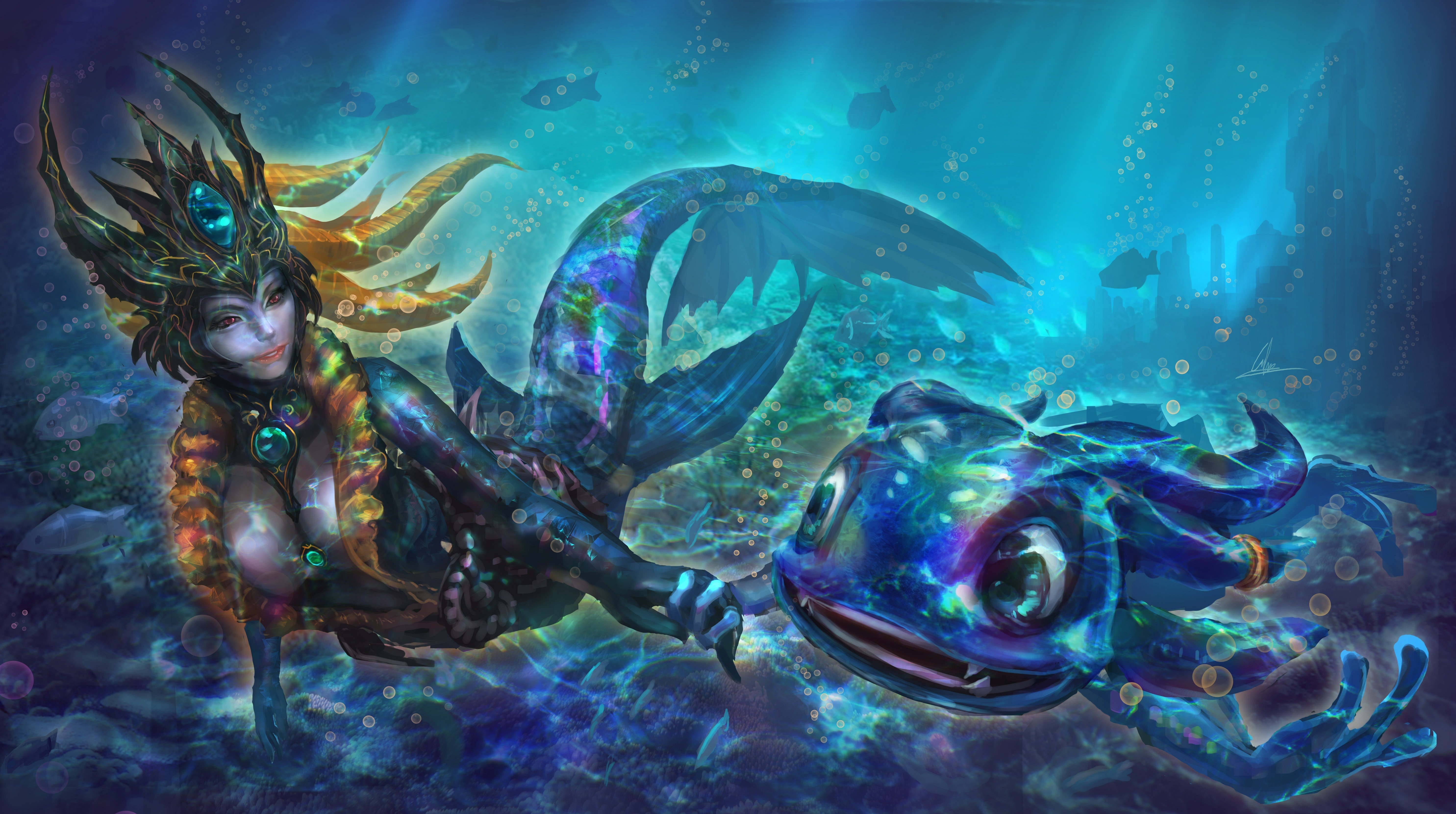 4K Nami League Of Legends Wallpapers