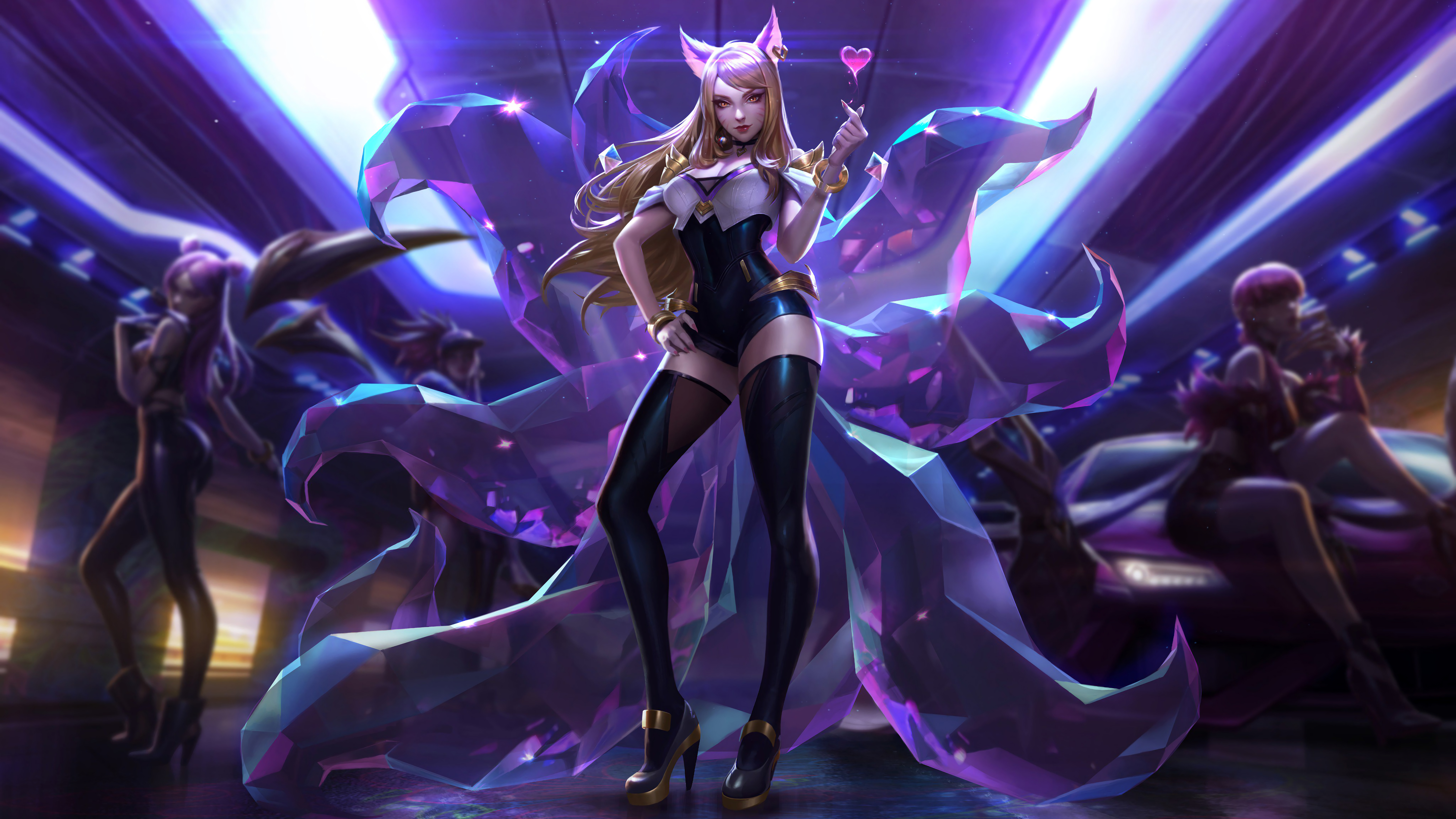 Ahri 8K K/DA League Of Legends Wallpapers