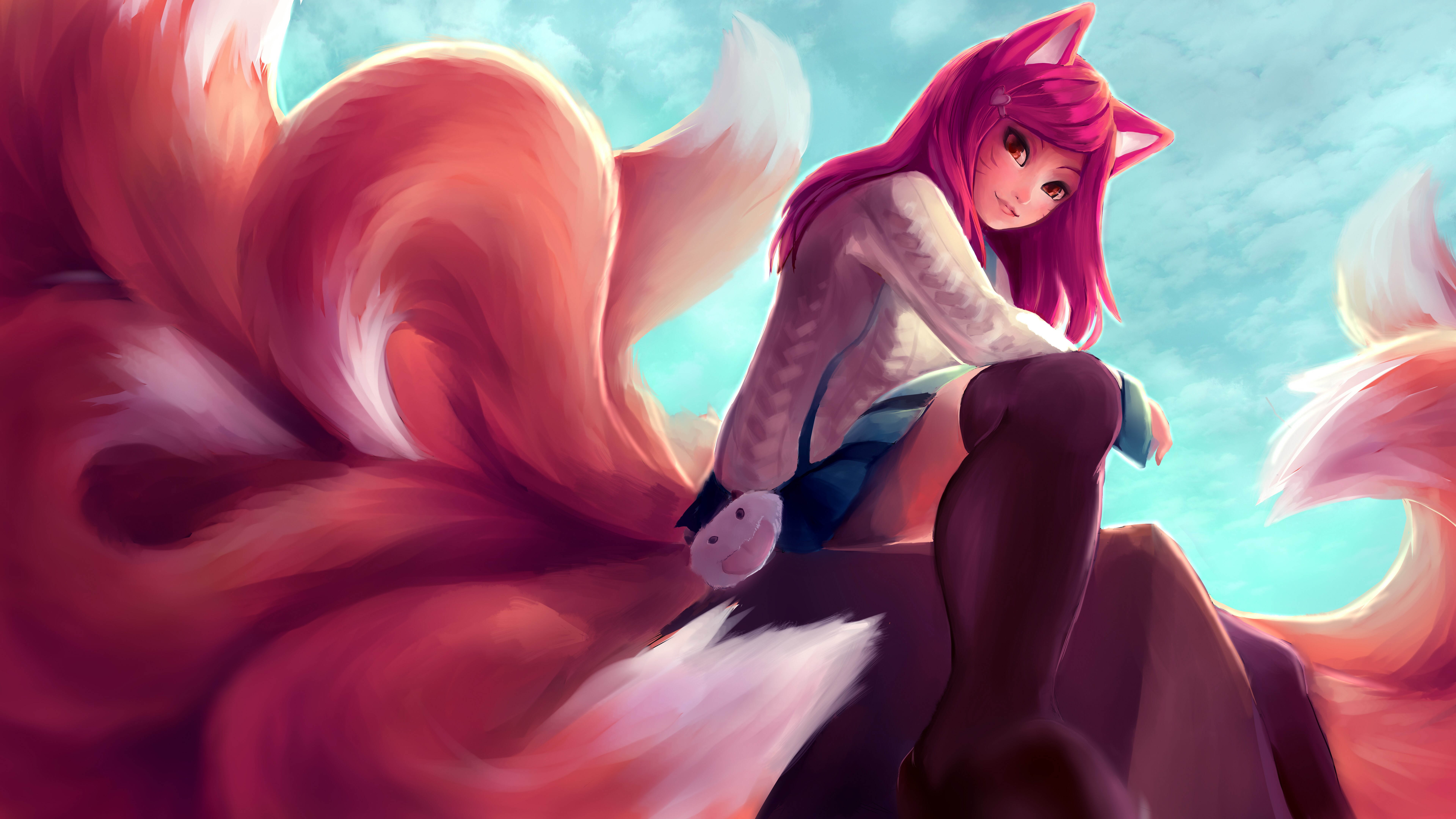 Ahri 8K K/DA League Of Legends Wallpapers