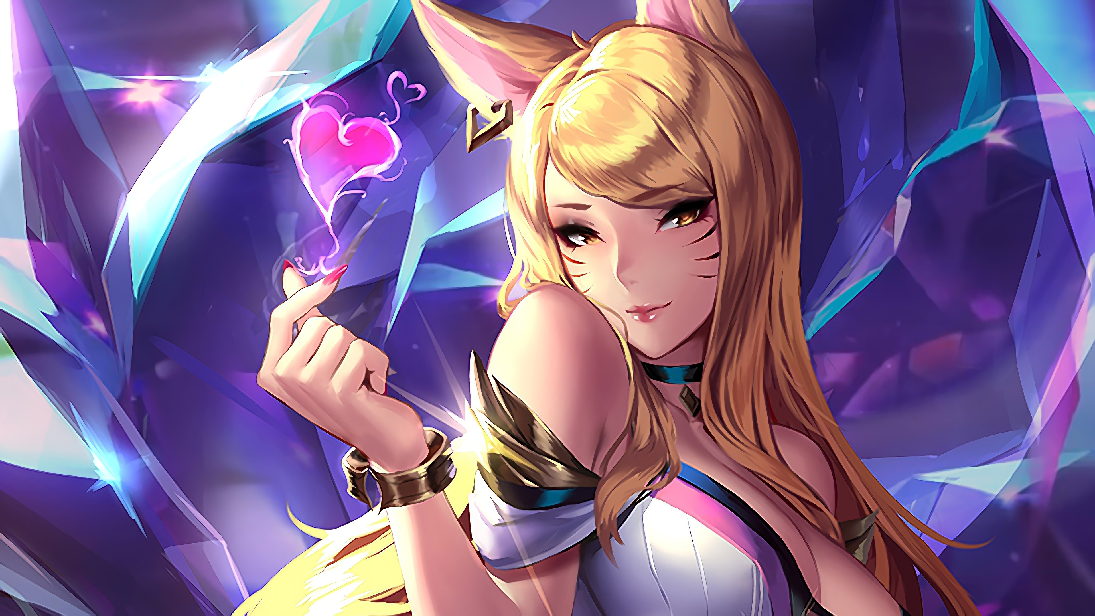 Ahri 8K K/DA League Of Legends Wallpapers