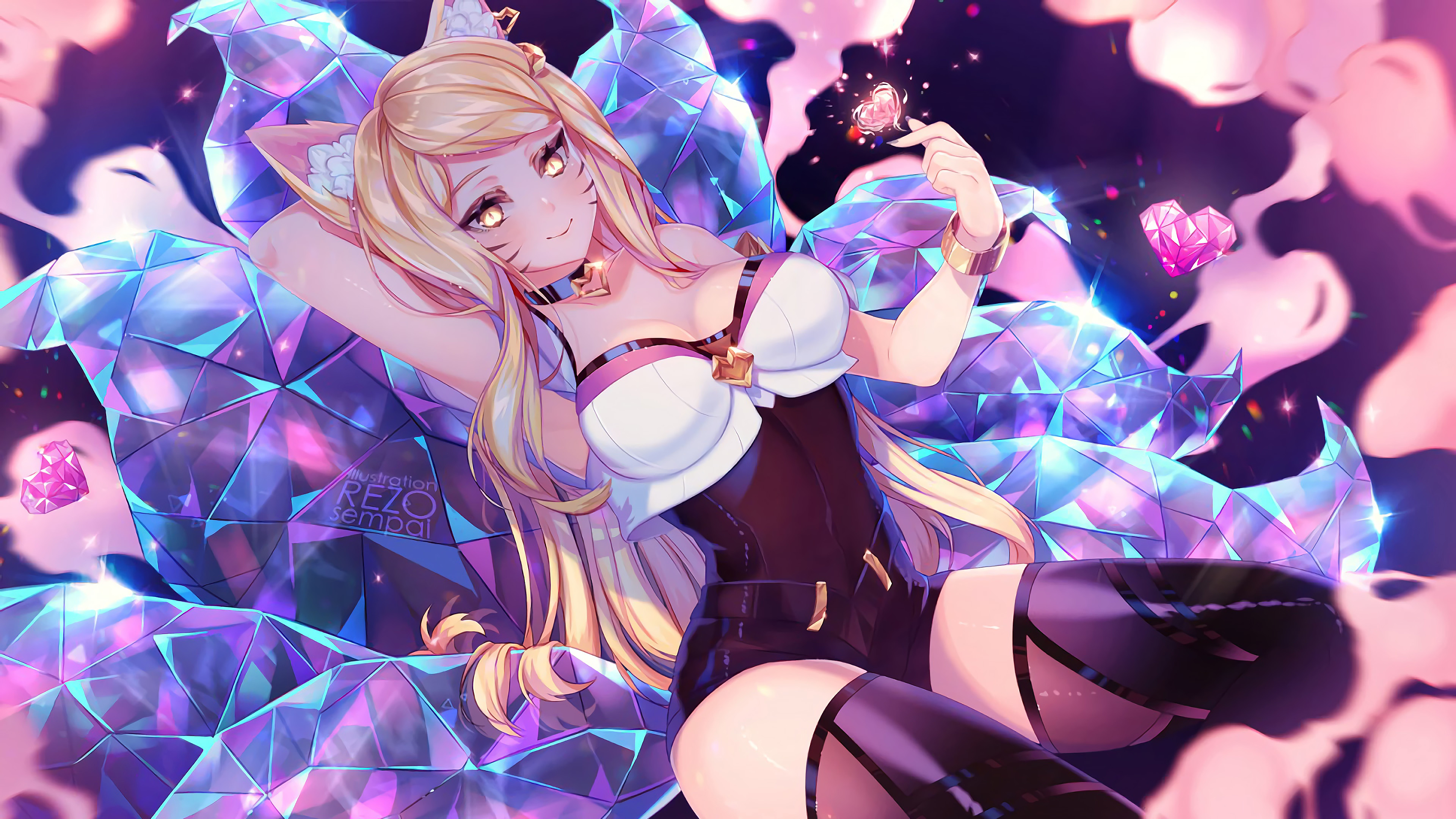 Ahri 8K K/DA League Of Legends Wallpapers