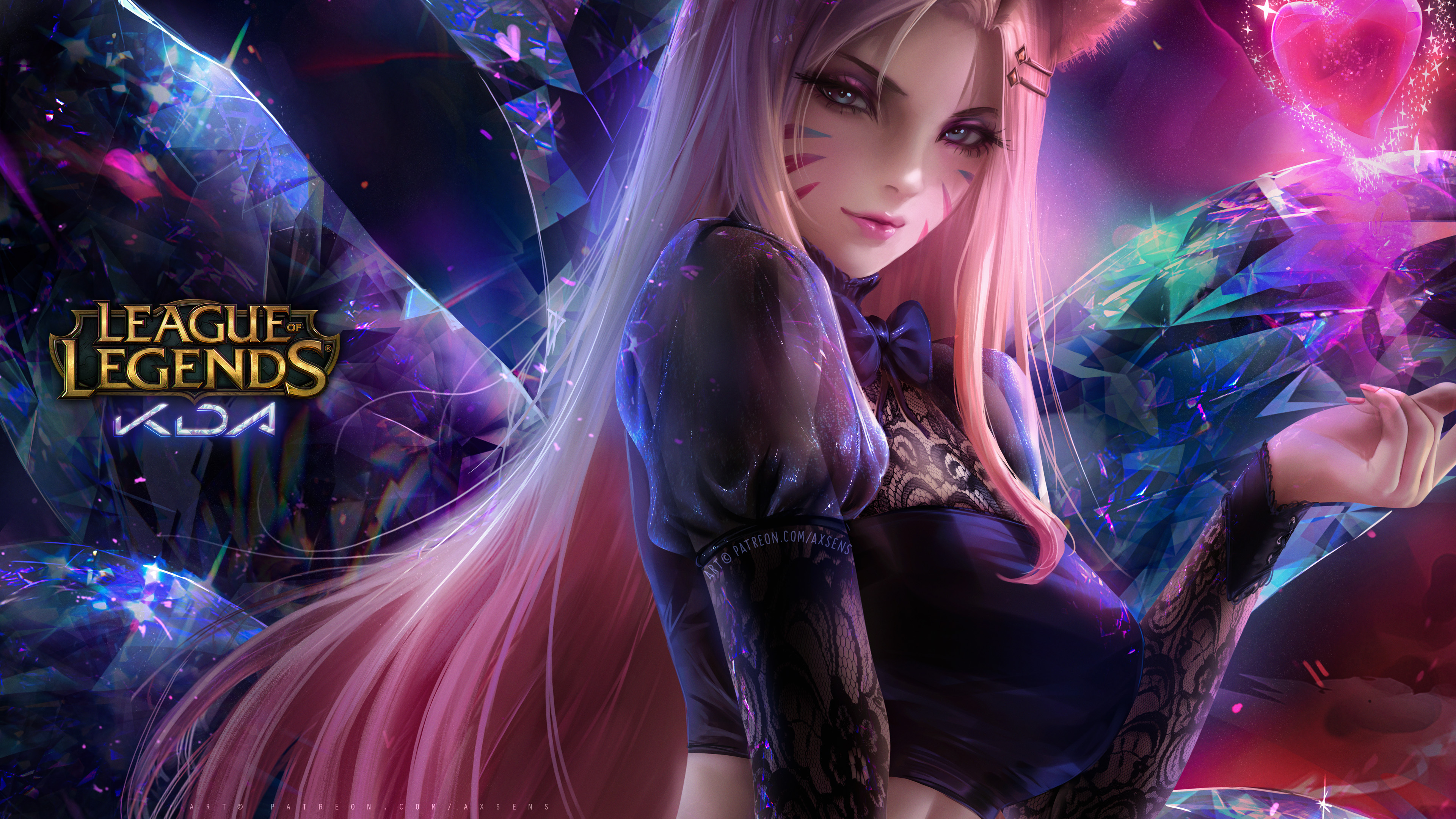 Ahri 8K K/DA League Of Legends Wallpapers