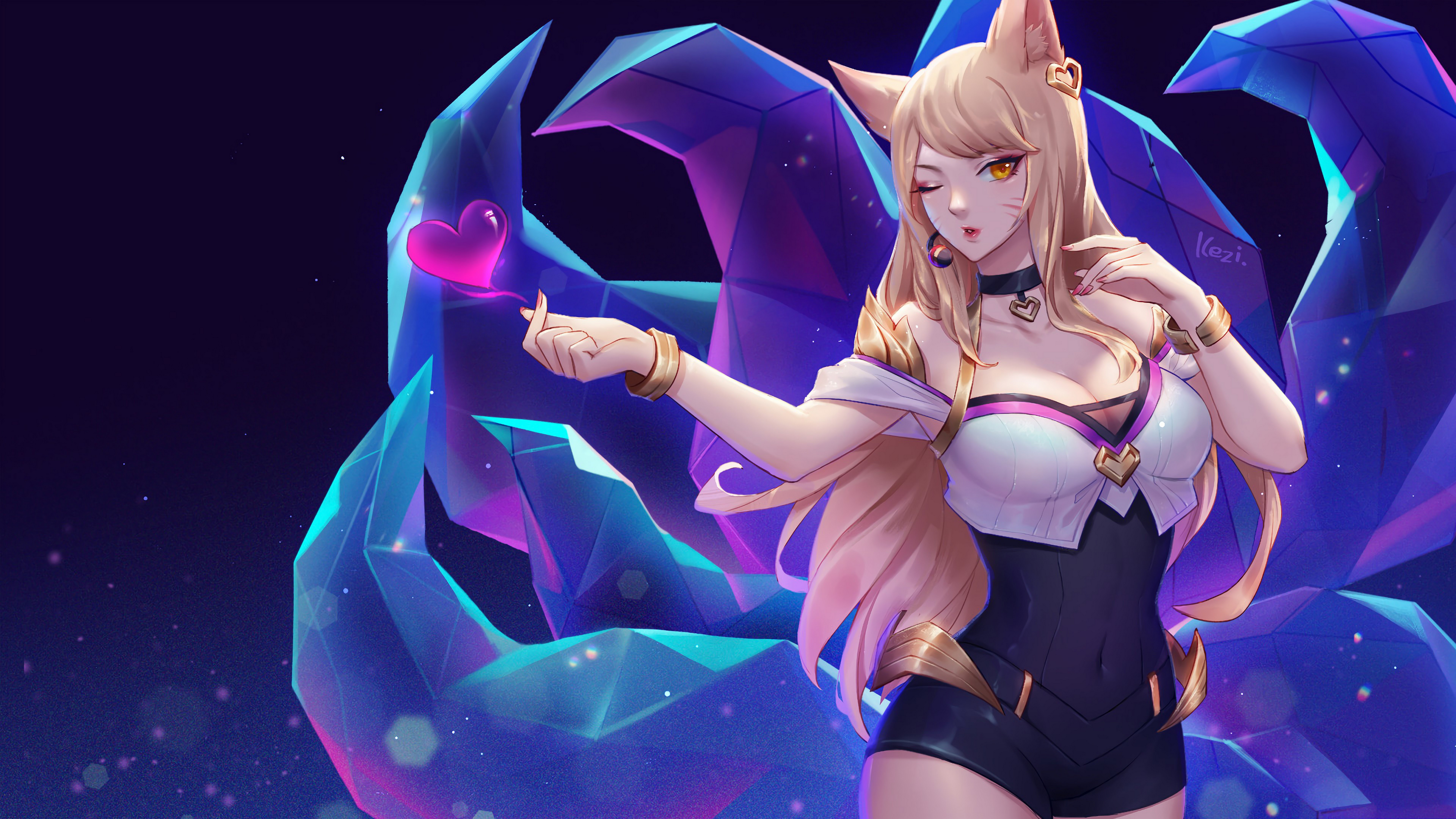 Ahri 8K K/DA League Of Legends Wallpapers