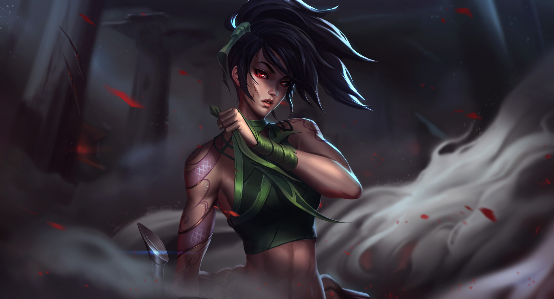 Akali Paint League Of Legends Wallpapers