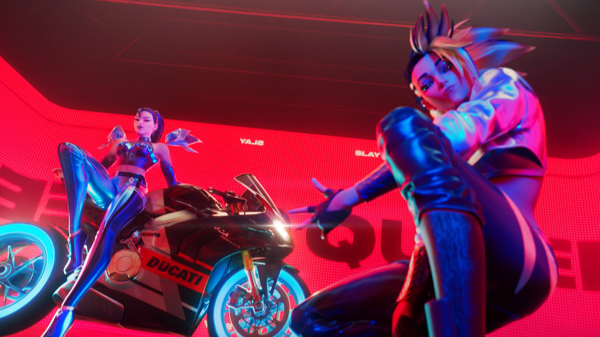 Akali x Ducati K/DA Wallpapers