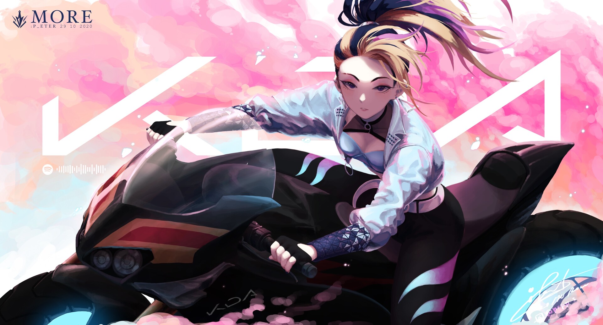 Akali x Ducati K/DA Wallpapers