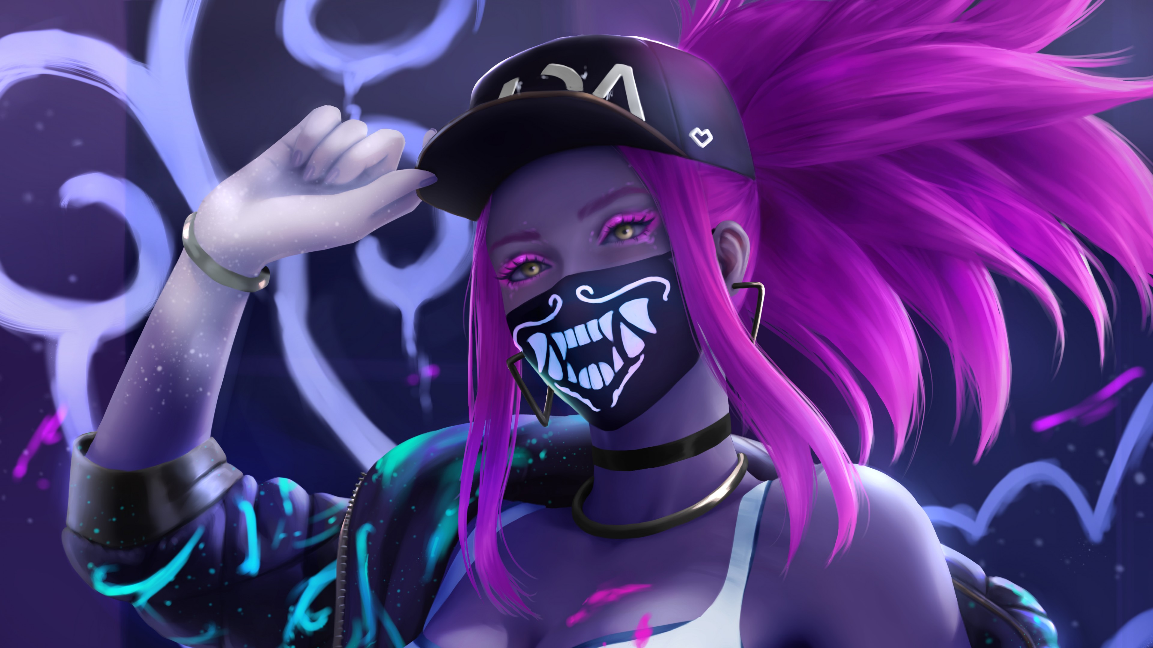 Akali x Ducati K/DA Wallpapers