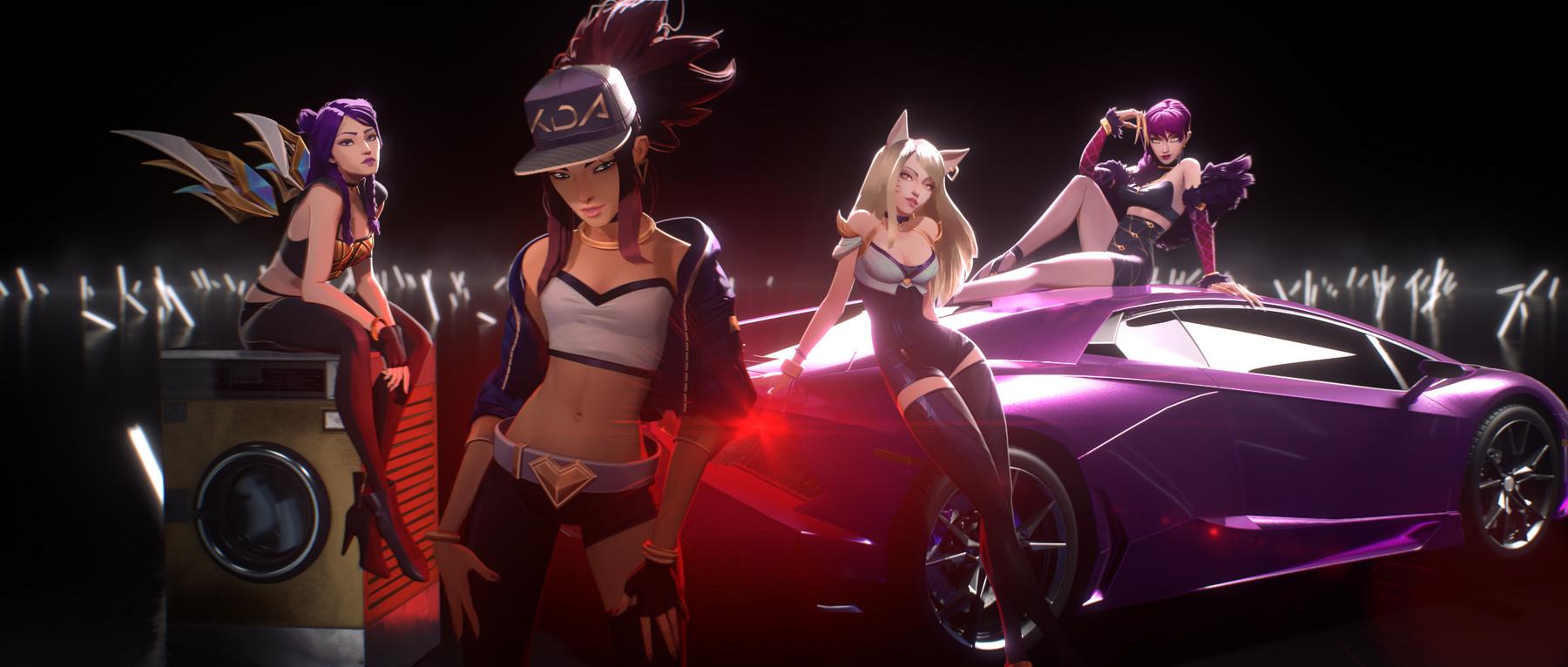 Akali x Ducati K/DA Wallpapers