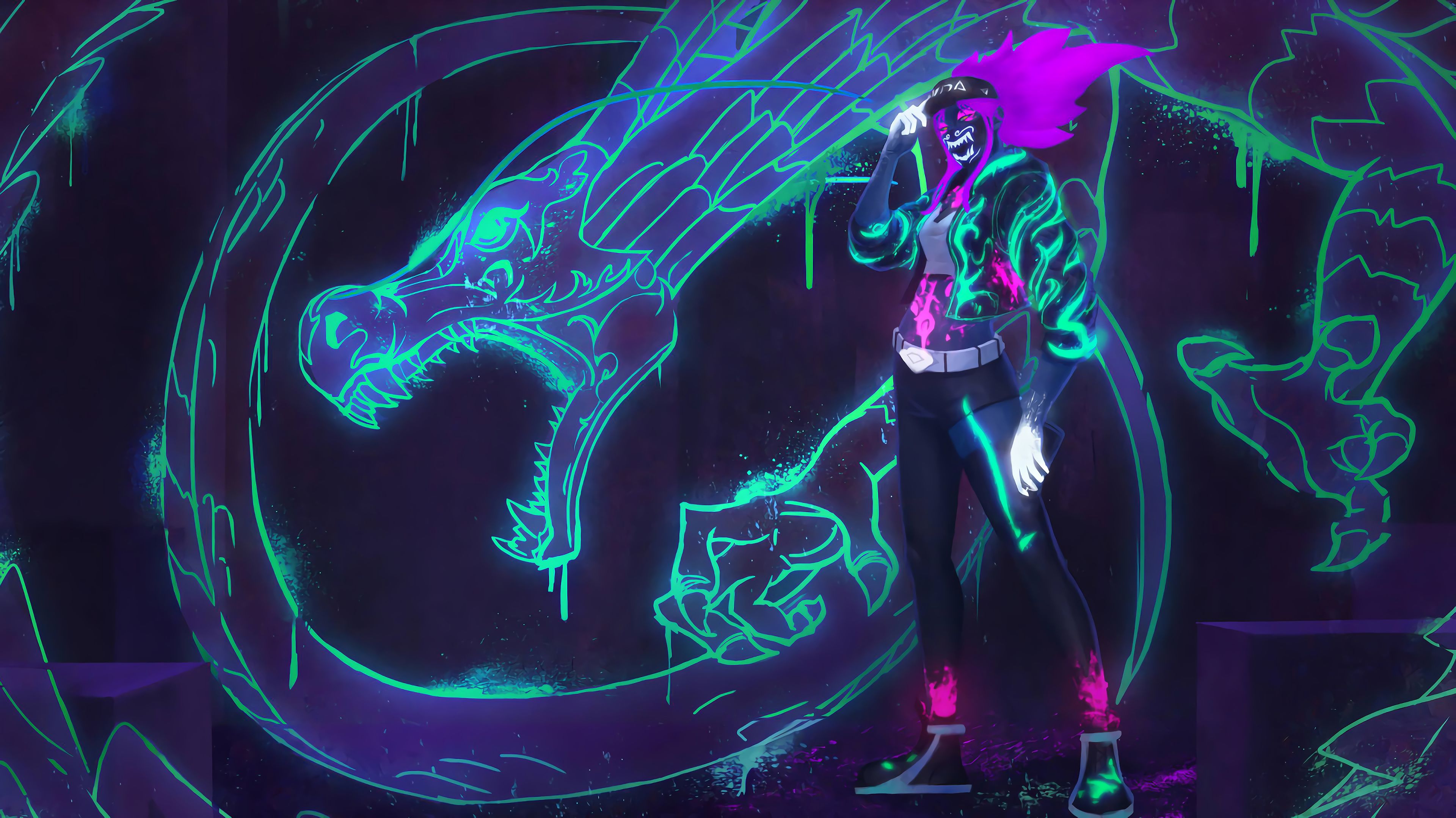 Akali x Ducati K/DA Wallpapers