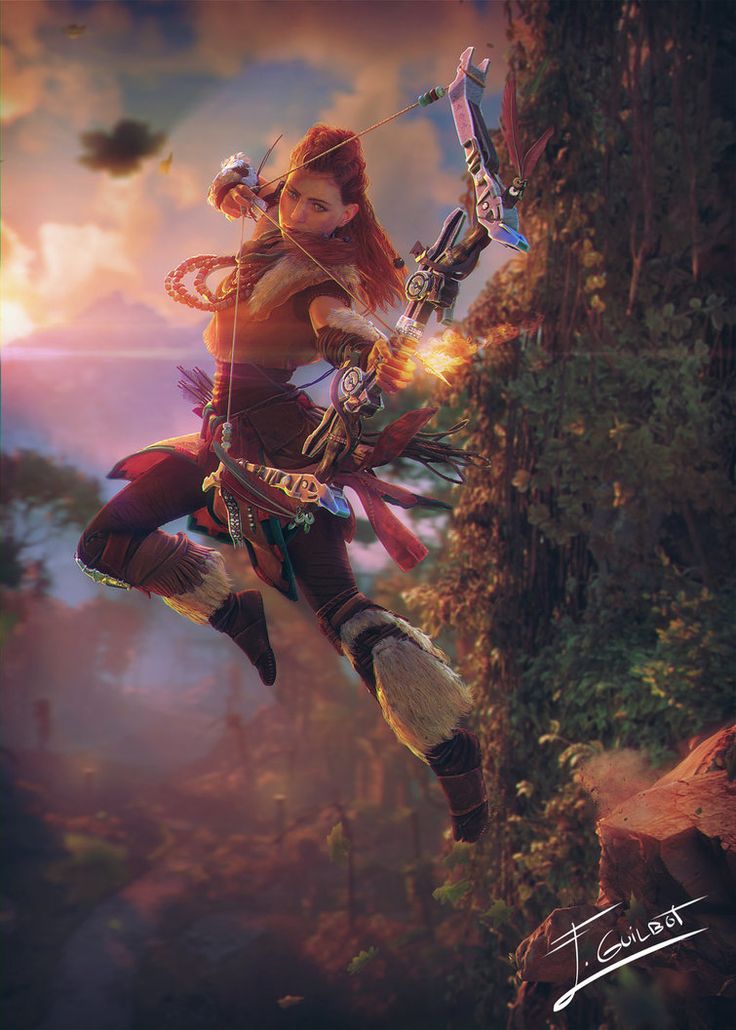 Aloy in Horizon Gam Wallpapers