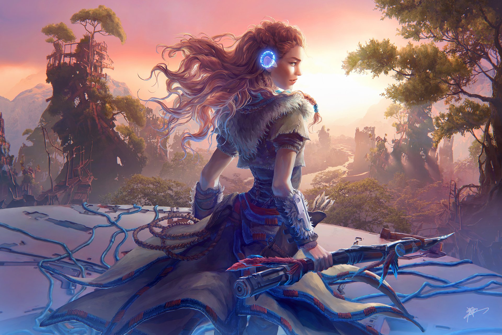 Aloy in Horizon Gam Wallpapers