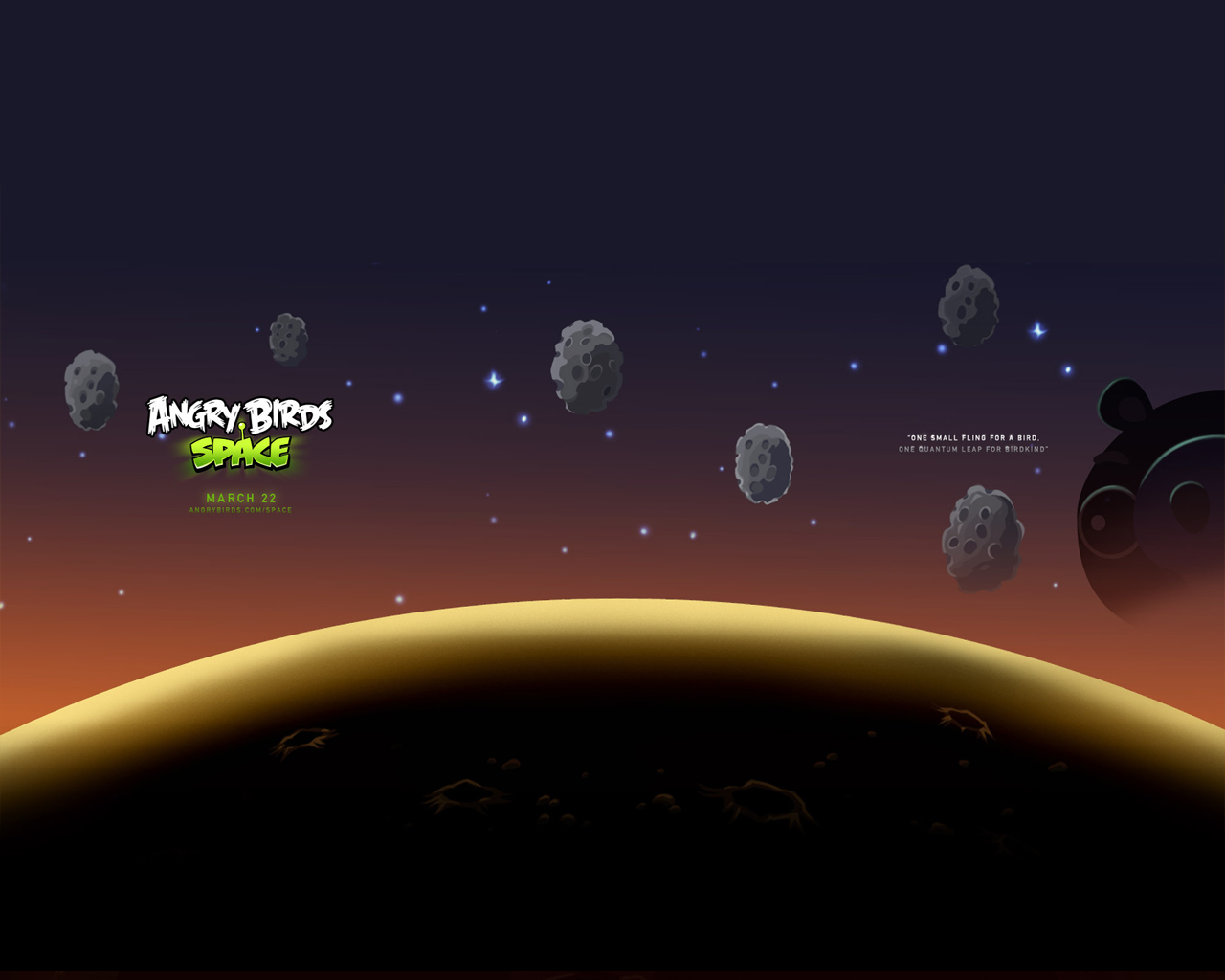 Angry Birds Space Wallpapers