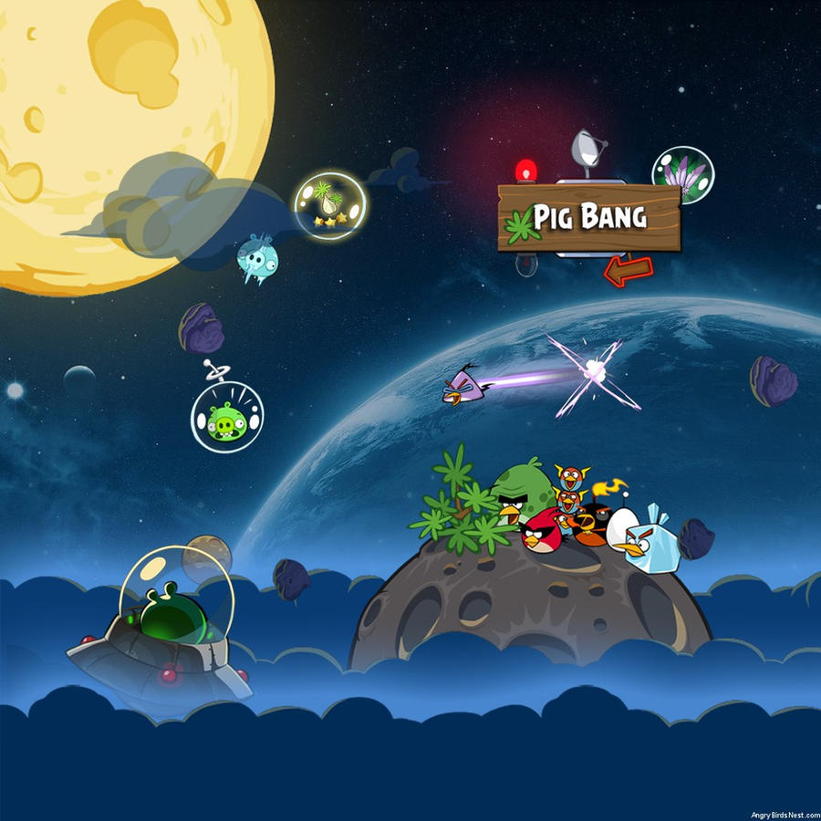 Angry Birds Space Wallpapers