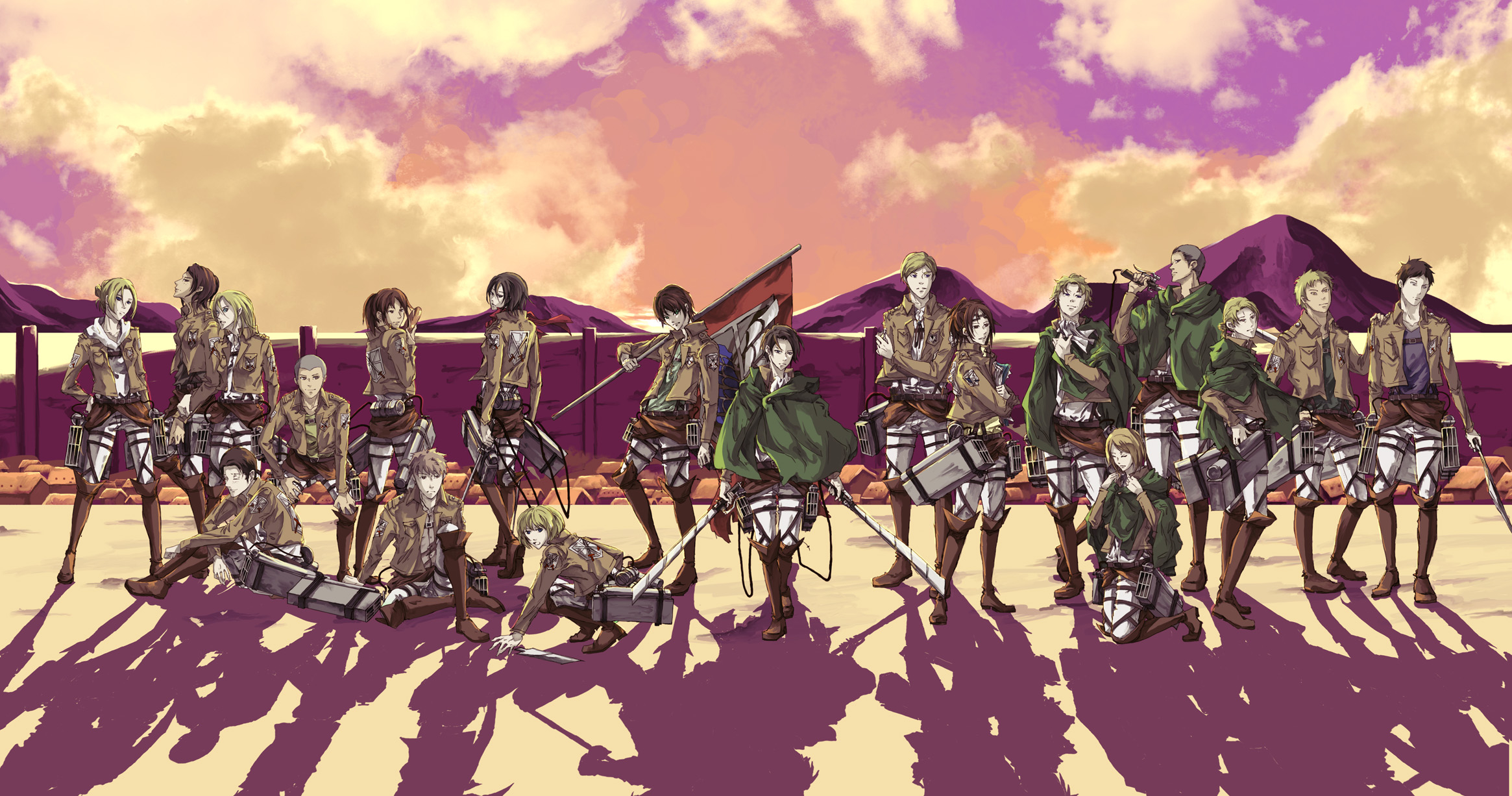 attack on titan christmas Wallpapers