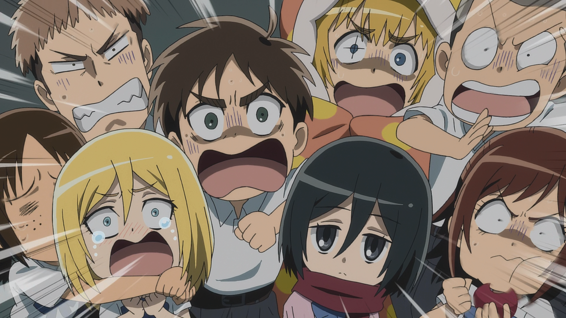 attack on titan junior highWallpapers