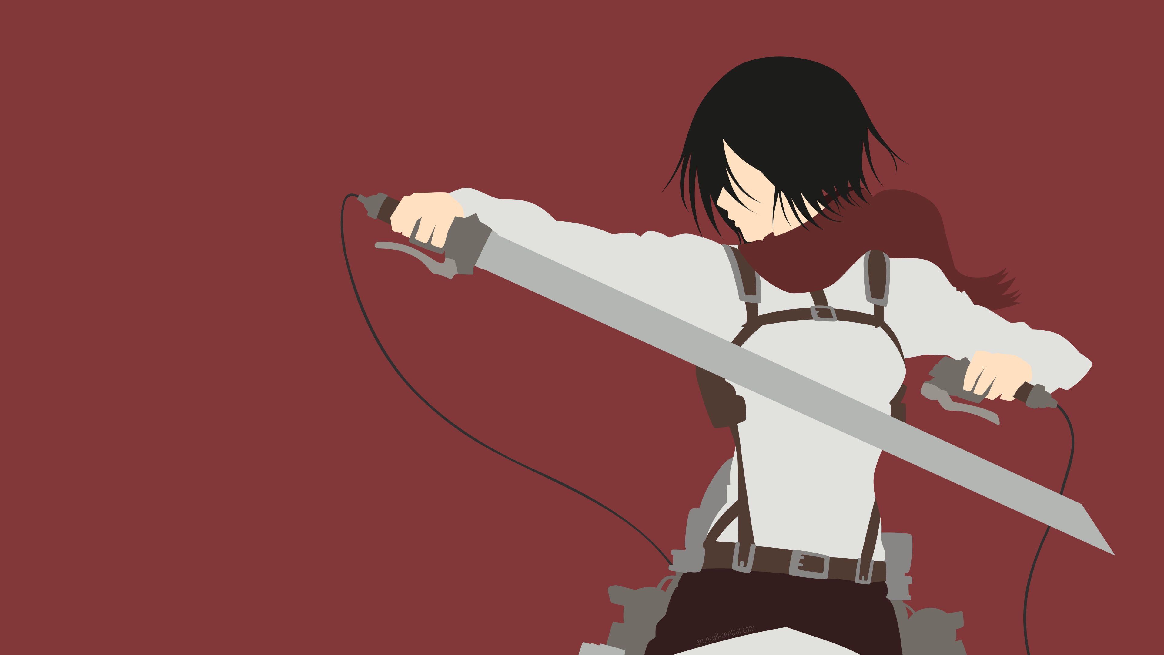 attack on titan minimalist Wallpapers