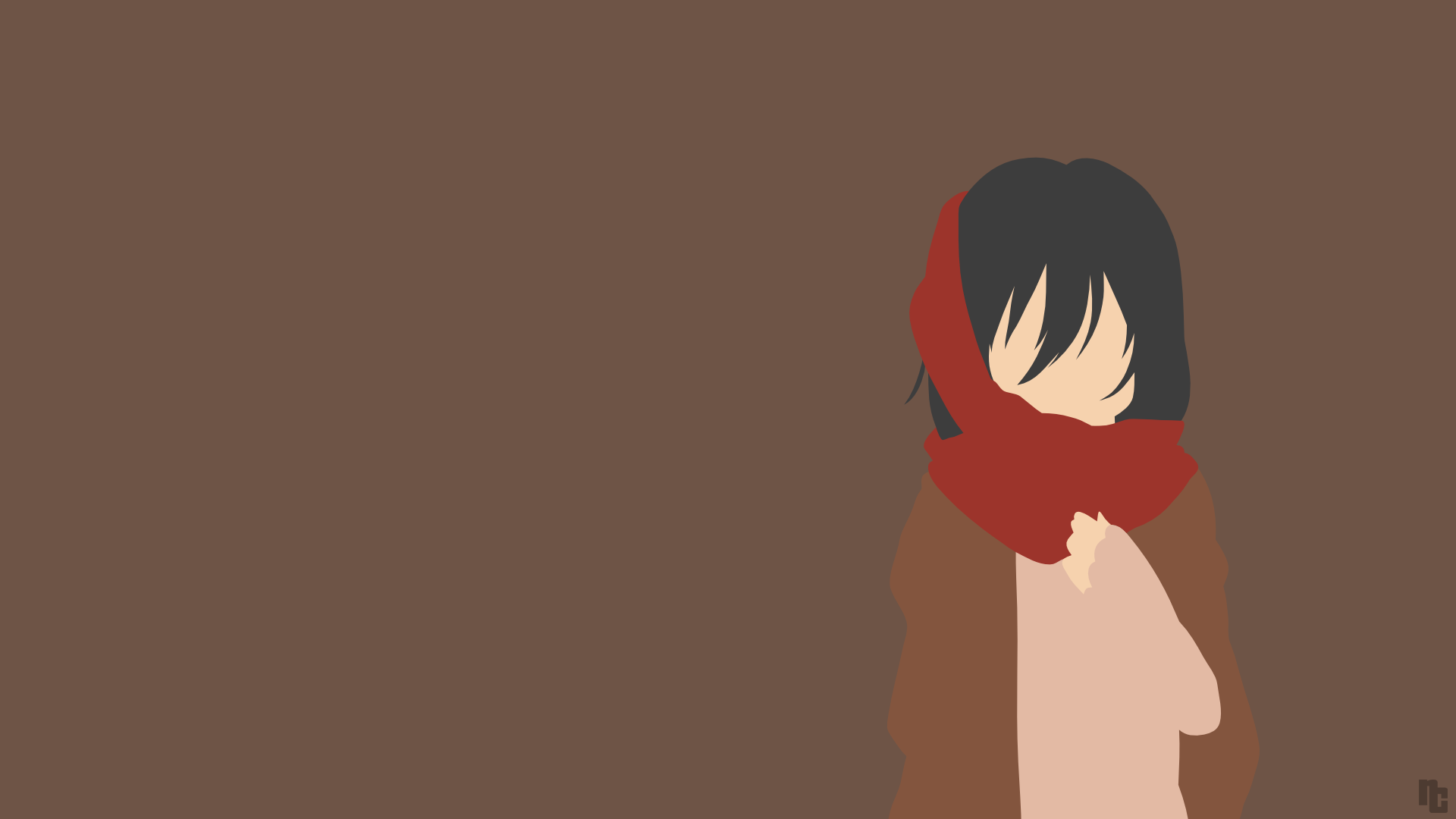 attack on titan minimalist Wallpapers