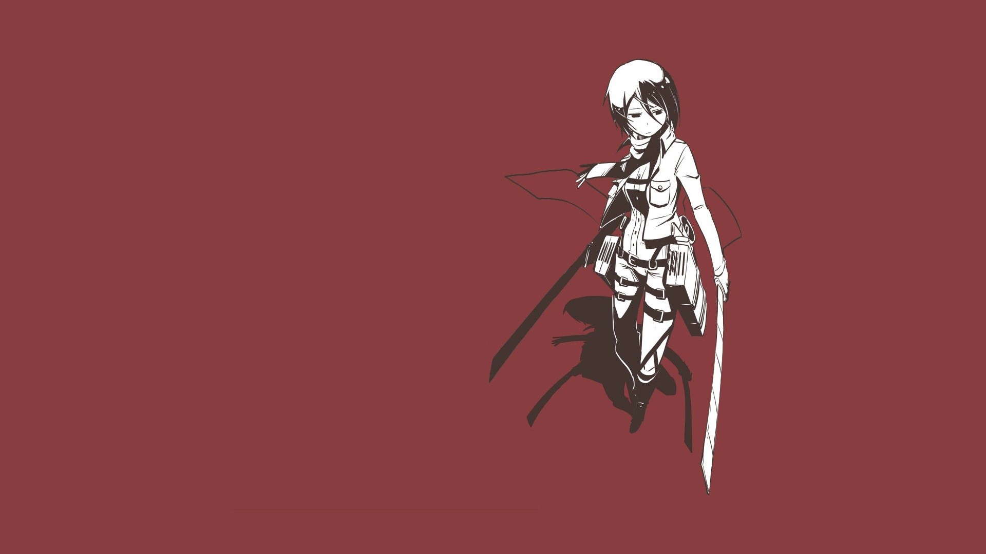 attack on titan minimalist Wallpapers