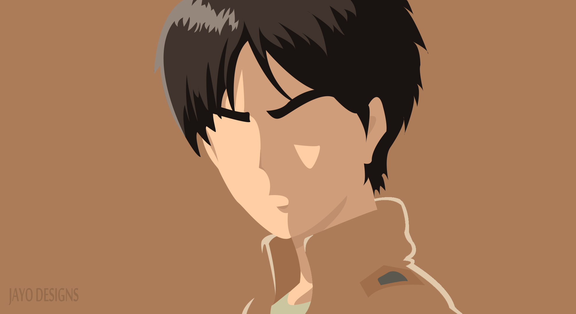 attack on titan minimalist Wallpapers