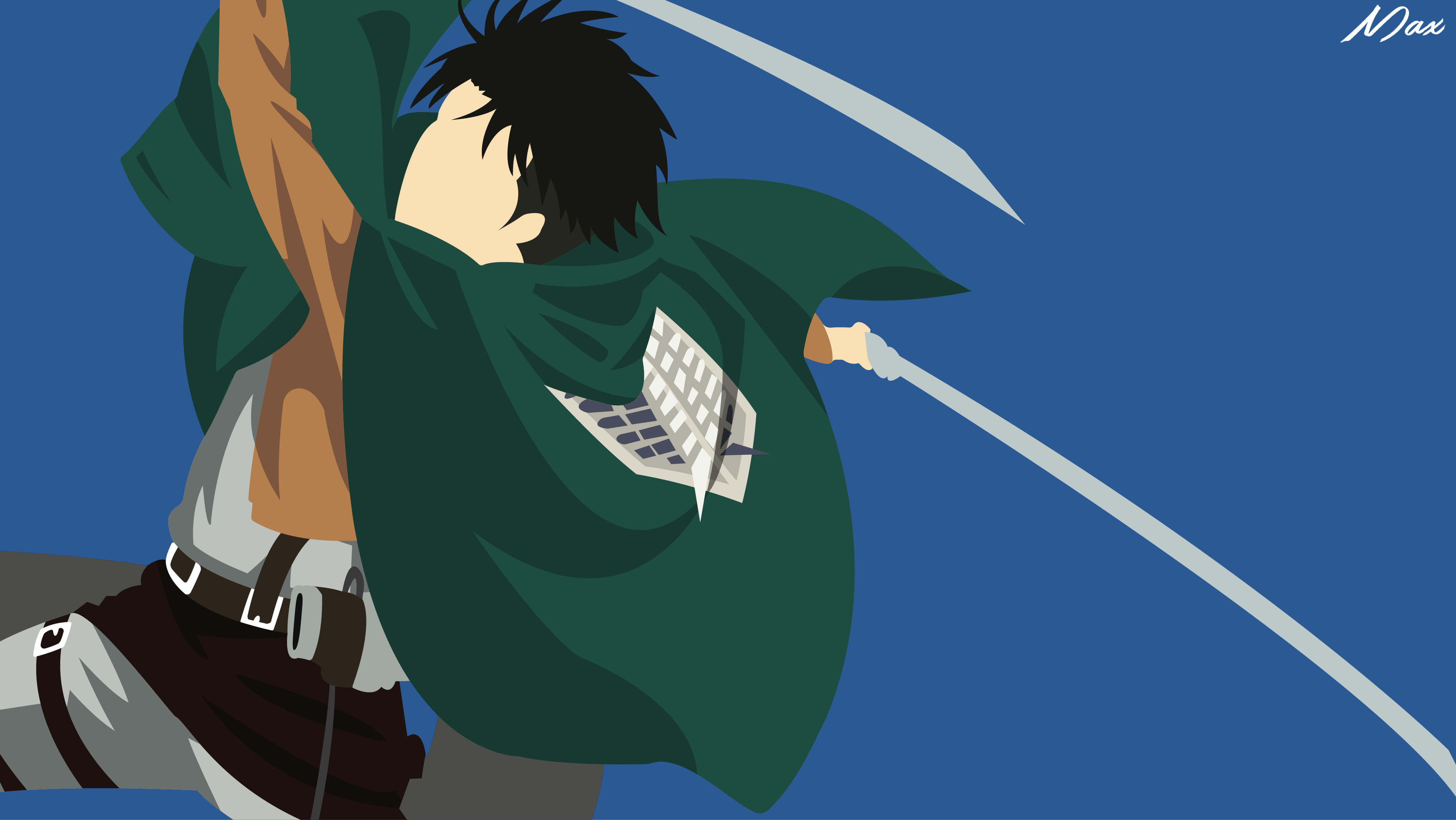 attack on titan minimalist Wallpapers