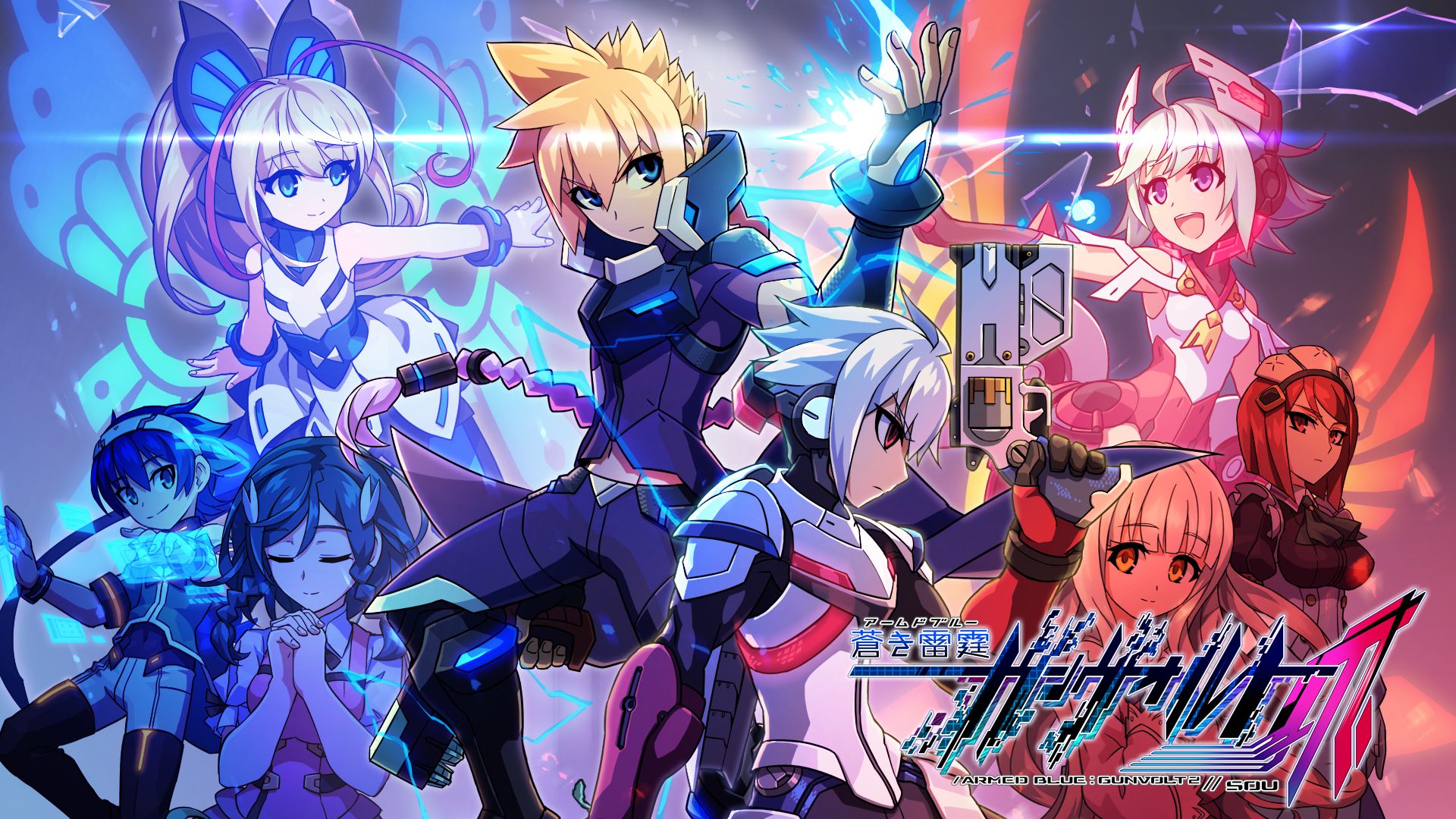 Azure Striker Gunvolt 2 Wallpapers