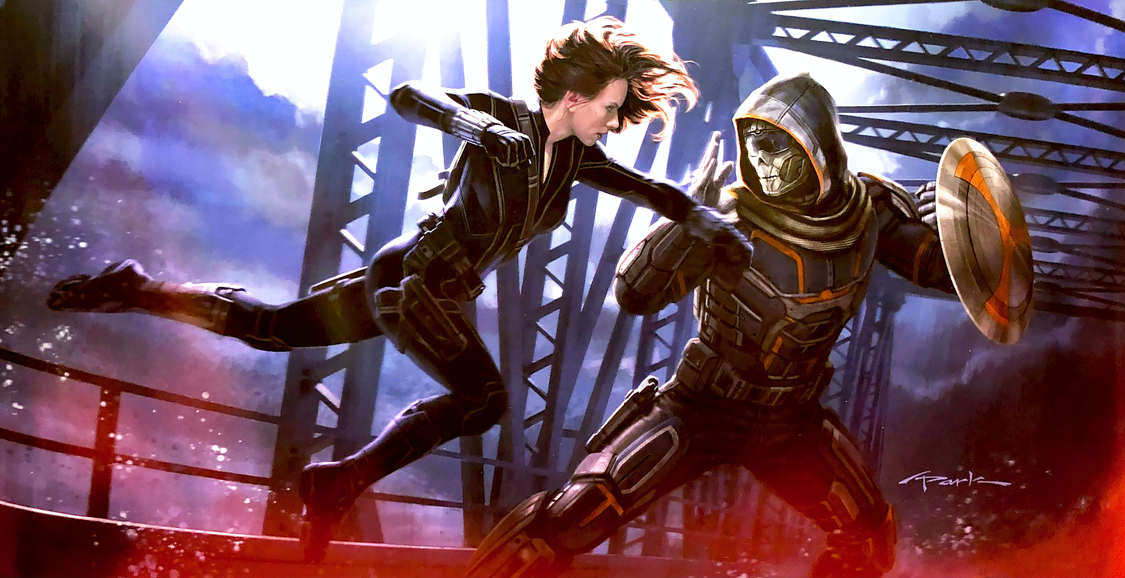 Black Widow vs Taskmaster Marvel's Avengers Wallpapers