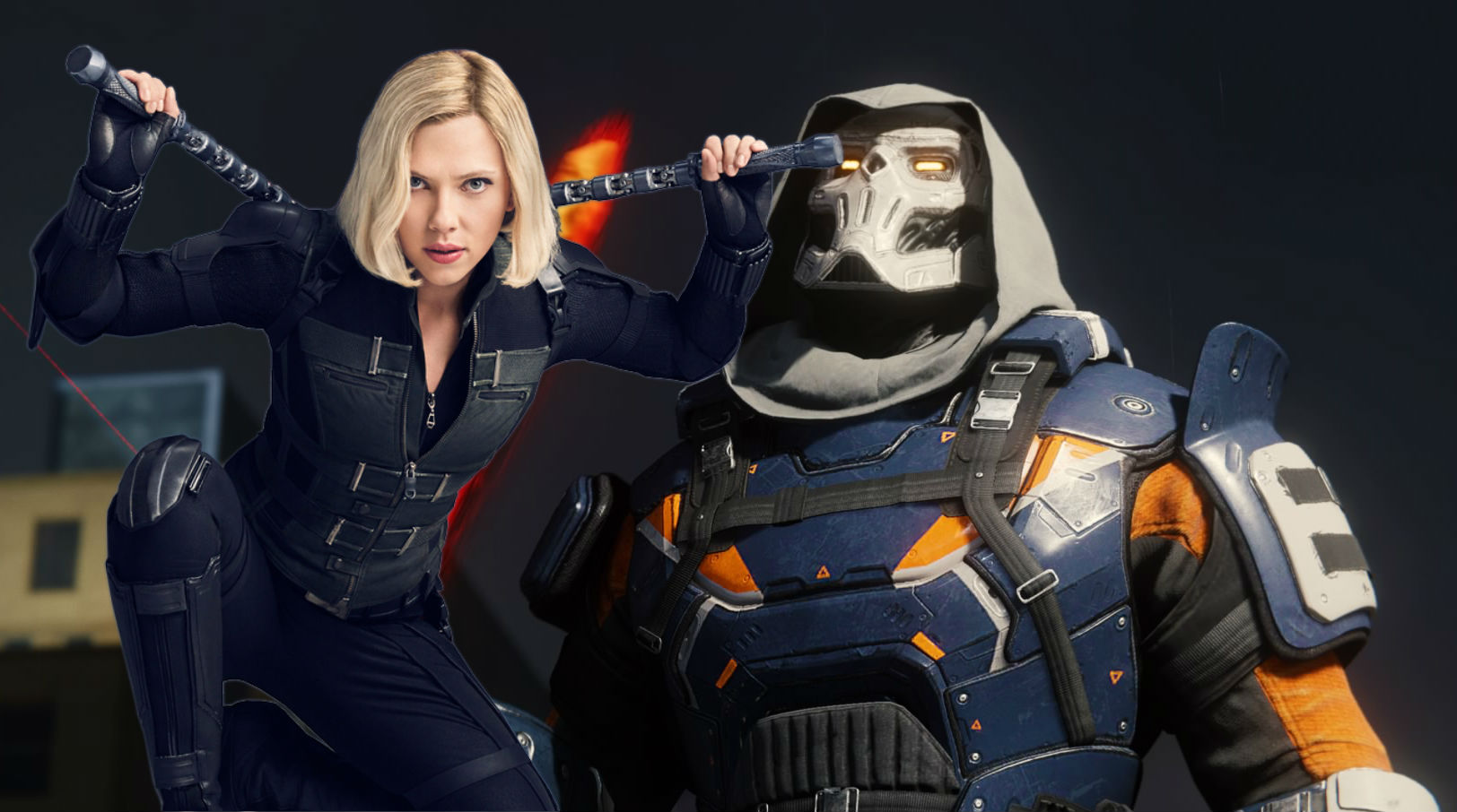 Black Widow vs Taskmaster Marvel's Avengers Wallpapers