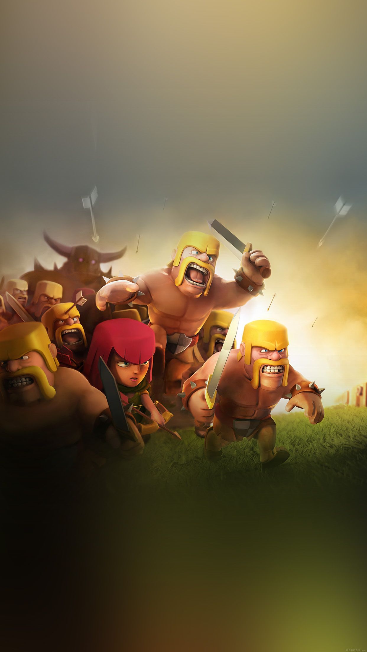 clash of clans iphone Wallpapers