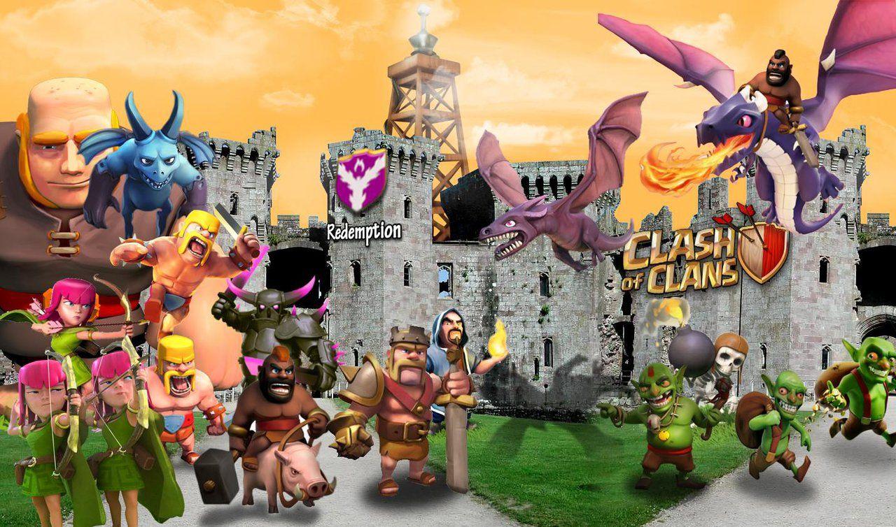 clash of clans troopsWallpapers