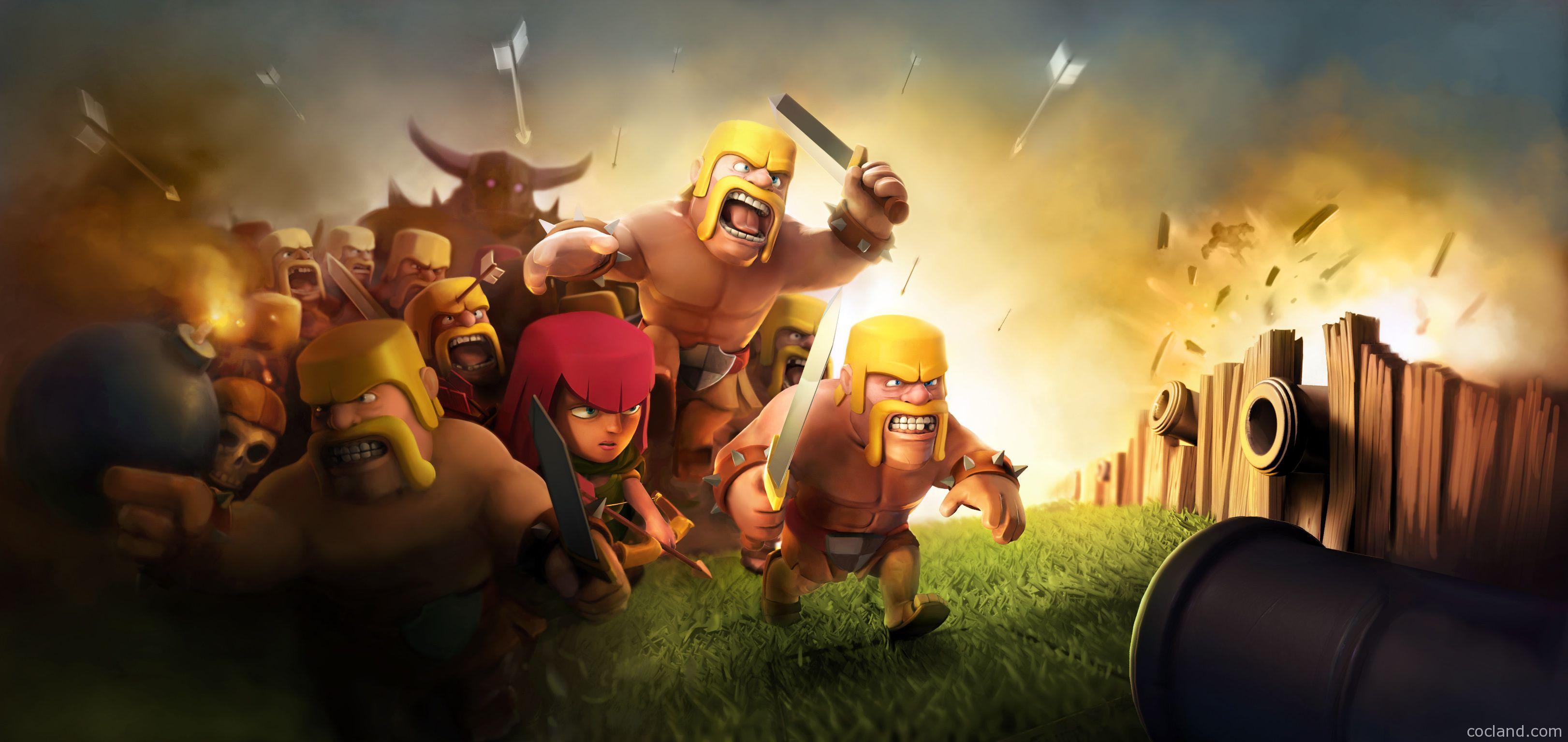 clash of clans troopsWallpapers