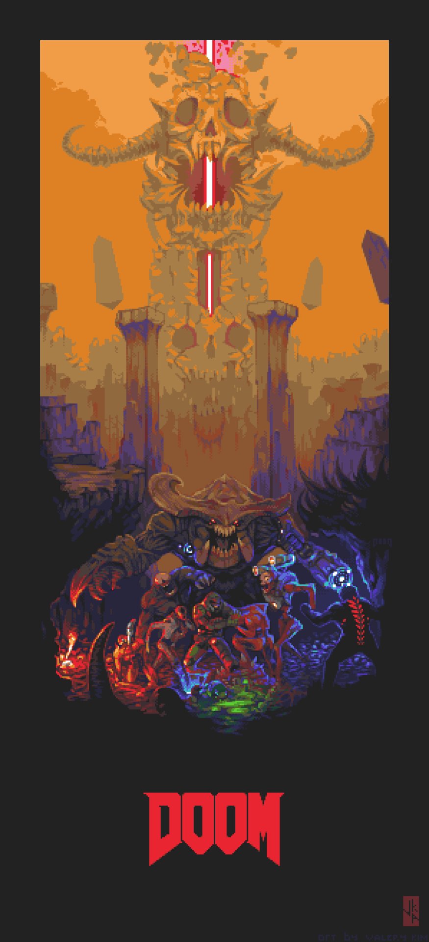 Cool Doom Illustration Wallpapers