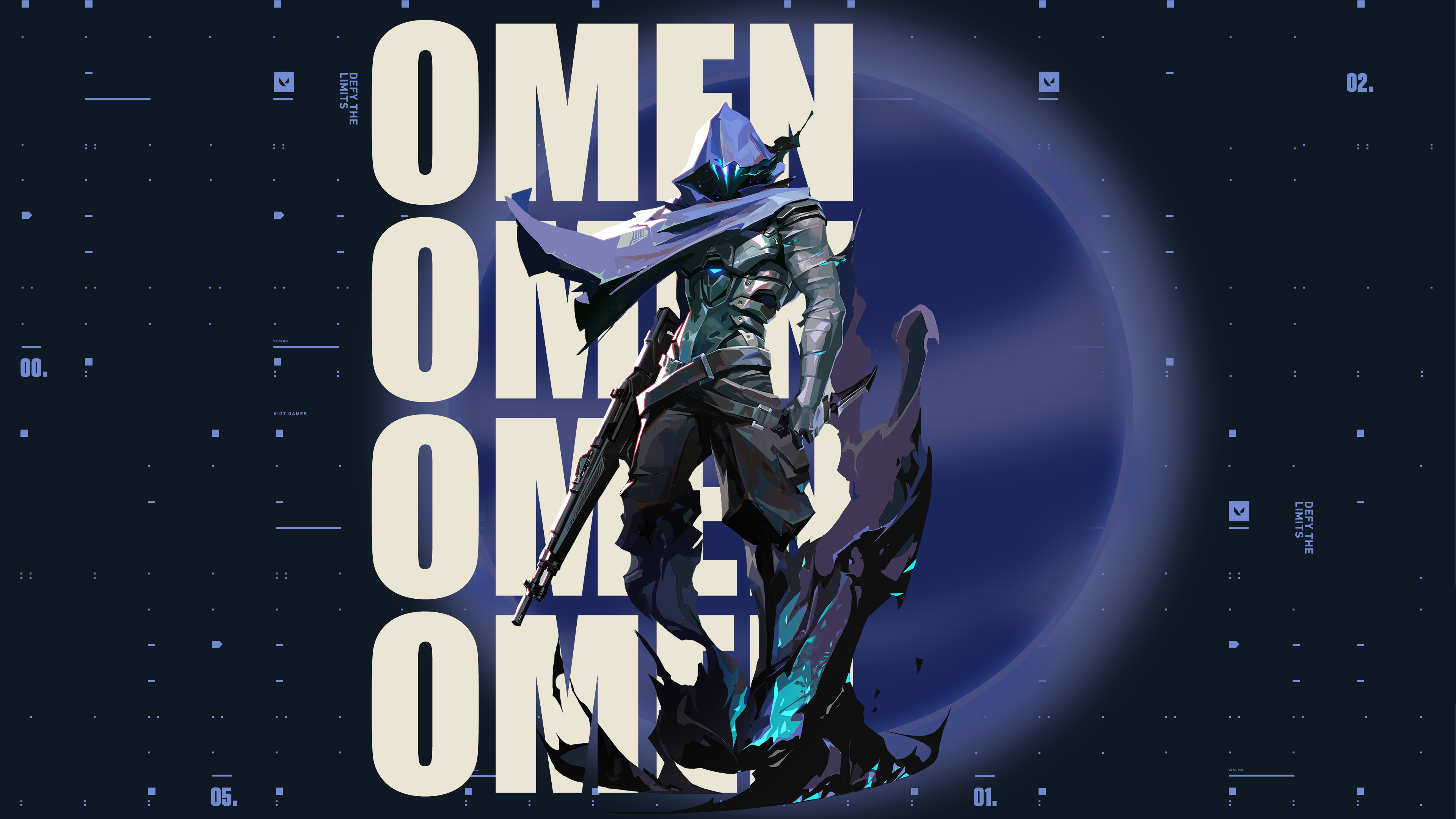 Cool Omen Valorant Poster Wallpapers