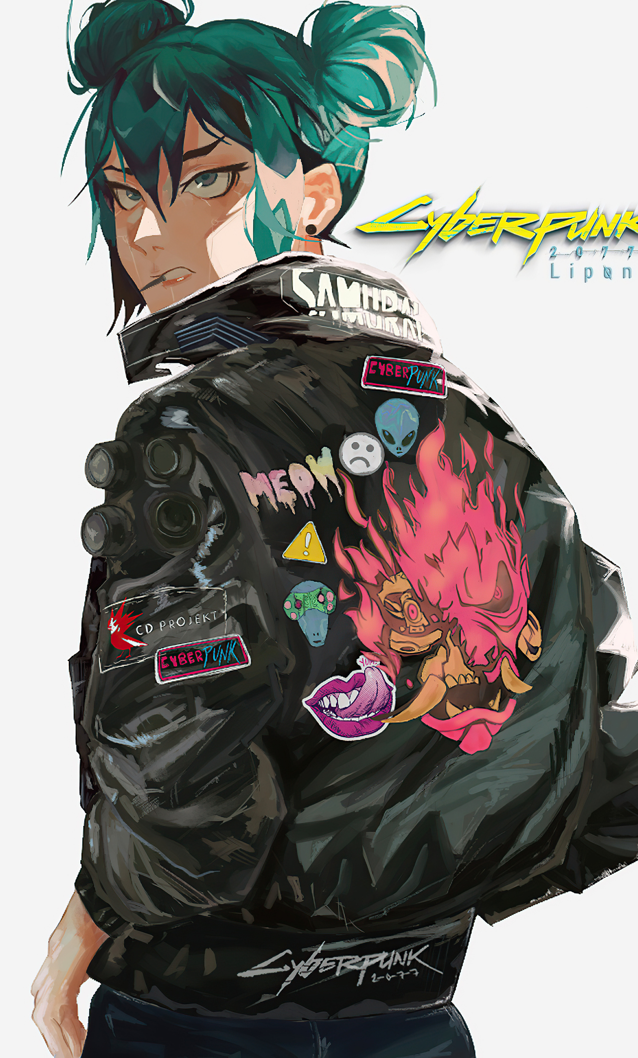 Cyberpunk 2077 Anime Illustration Wallpapers